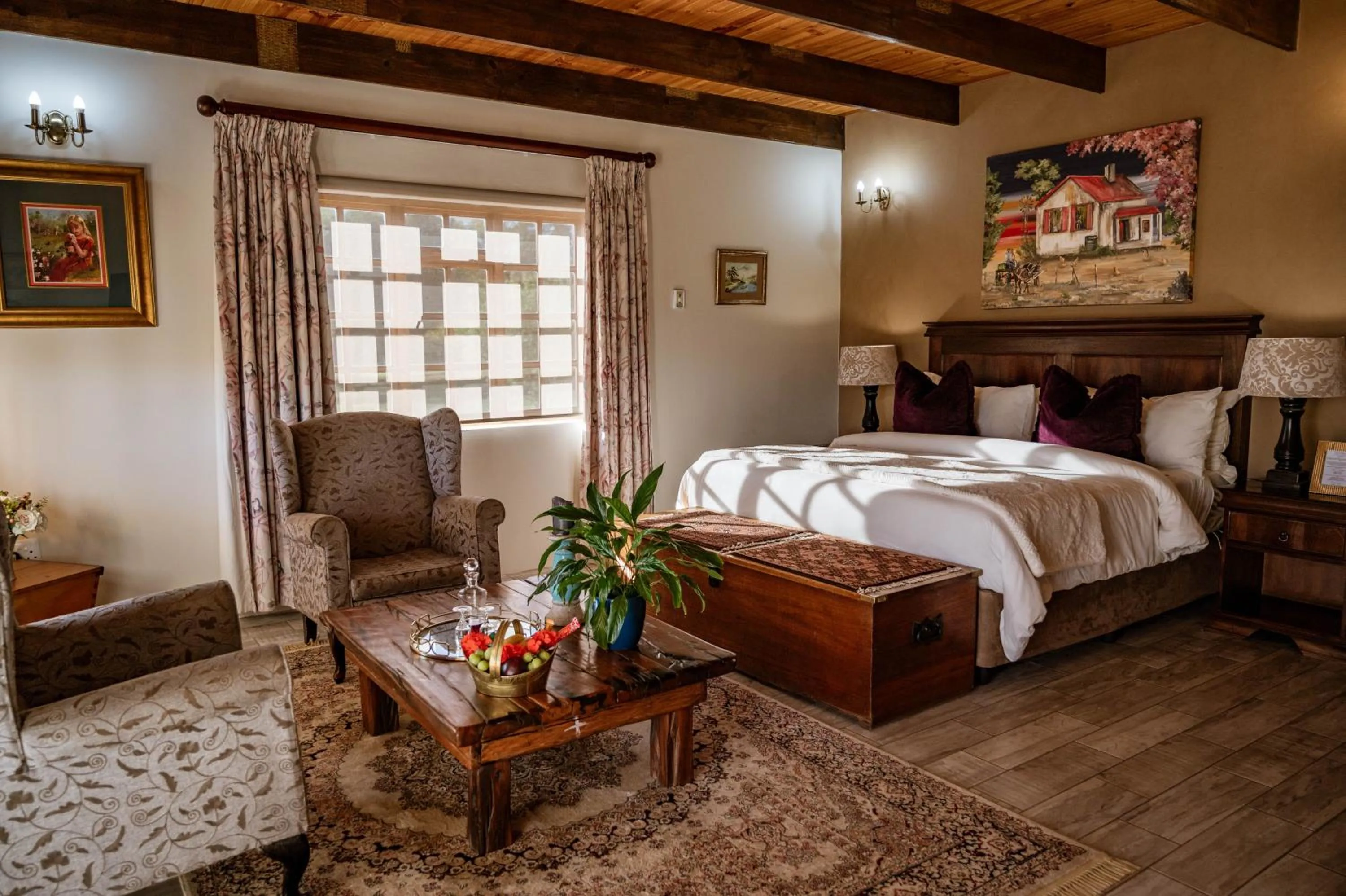 Bed in De Denne Country Guest House