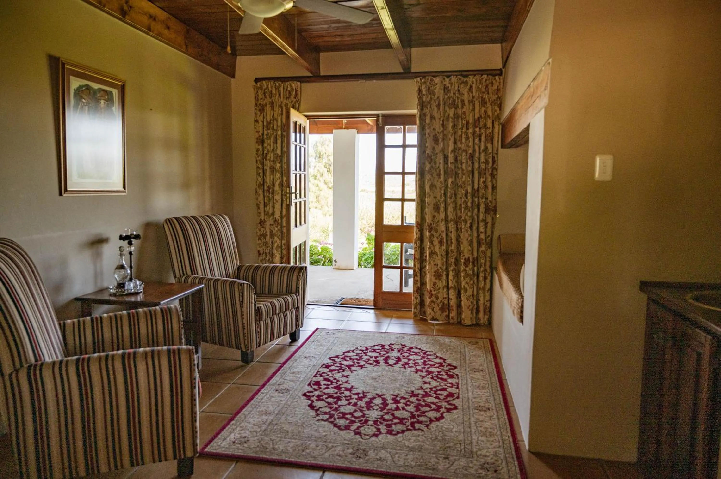 Seating area in De Denne Country Guest House