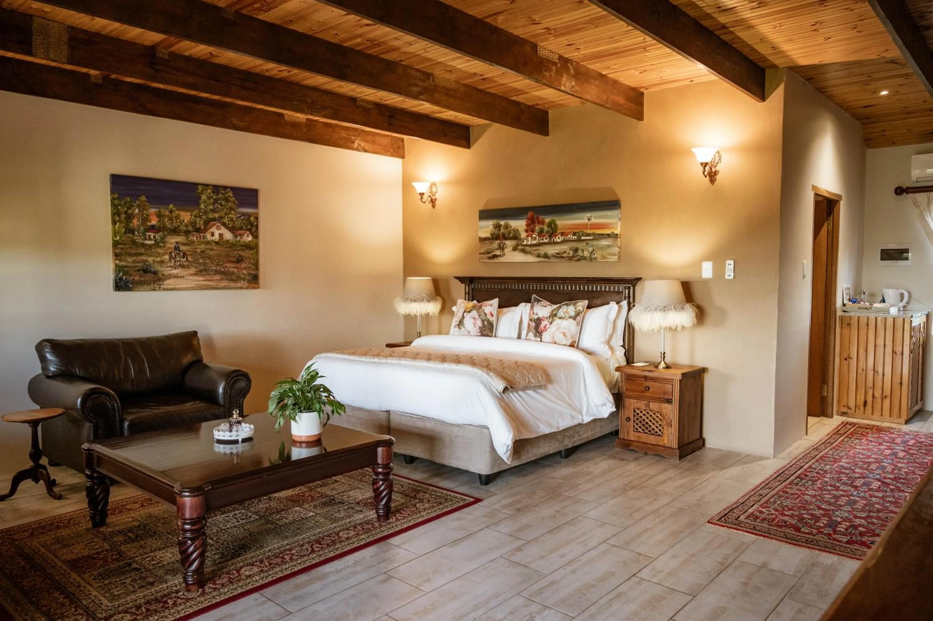 Bed in De Denne Country Guest House