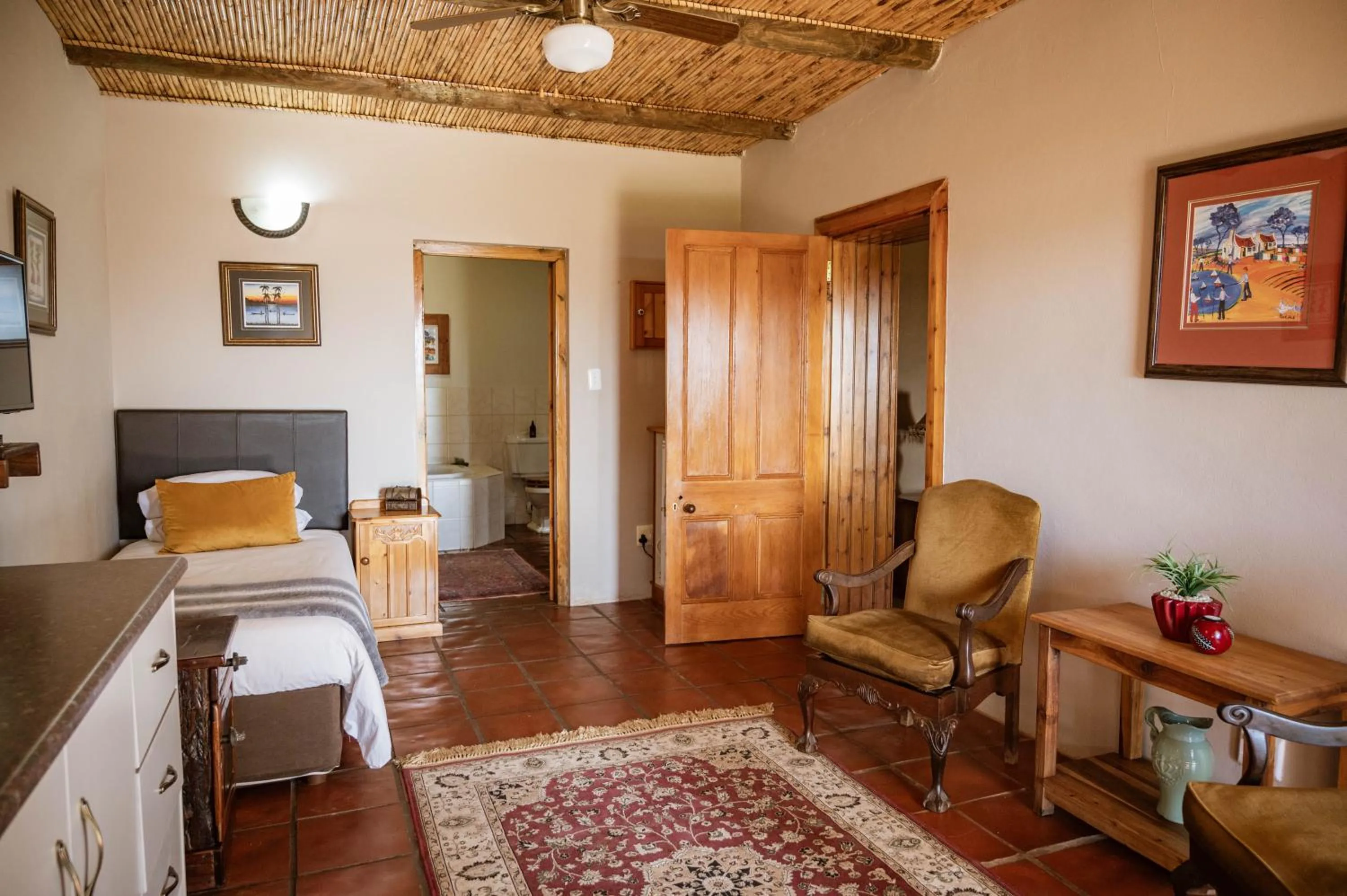 Bed in De Denne Country Guest House