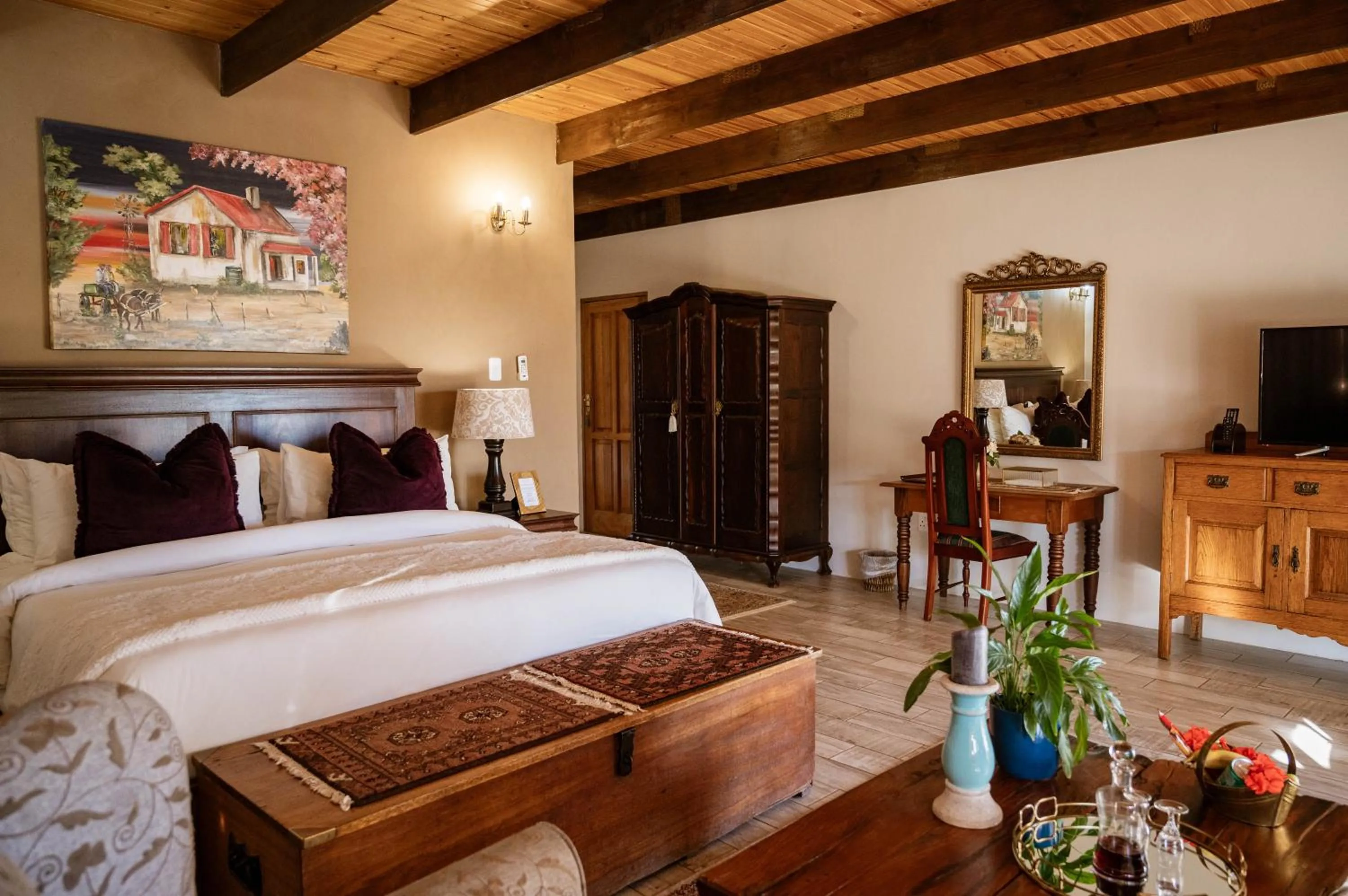 Bed in De Denne Country Guest House