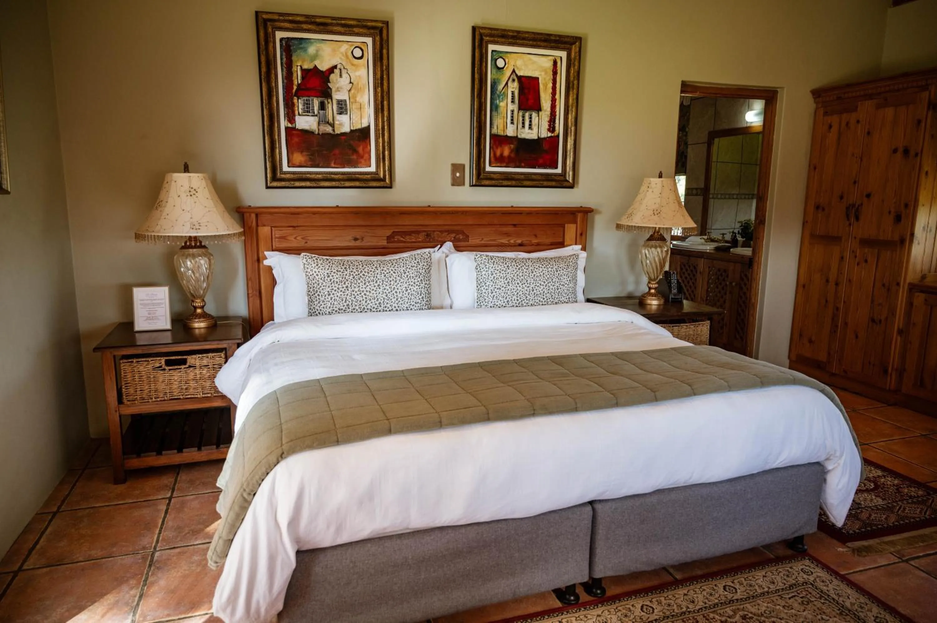 Bed in De Denne Country Guest House