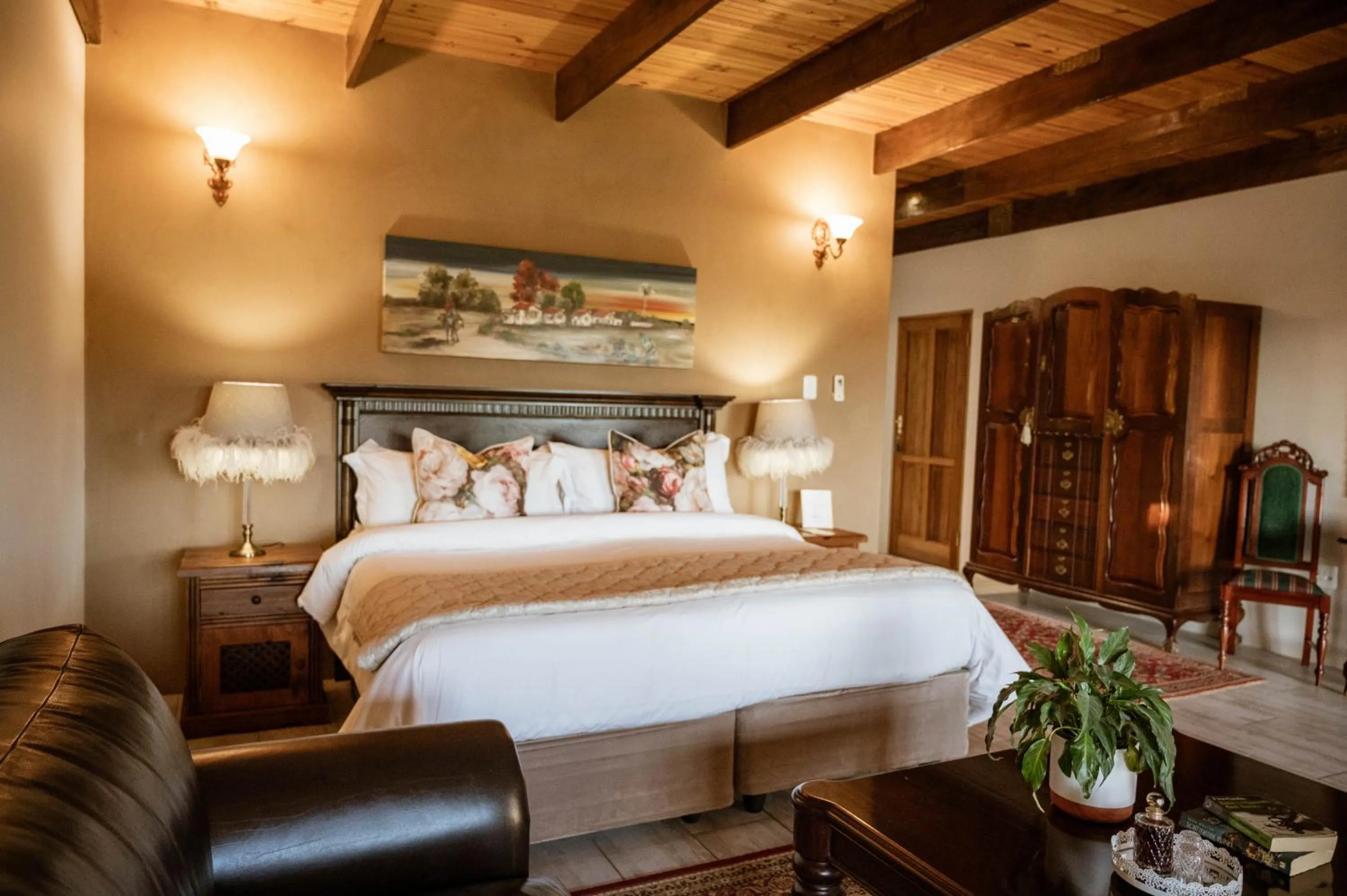 Bed in De Denne Country Guest House