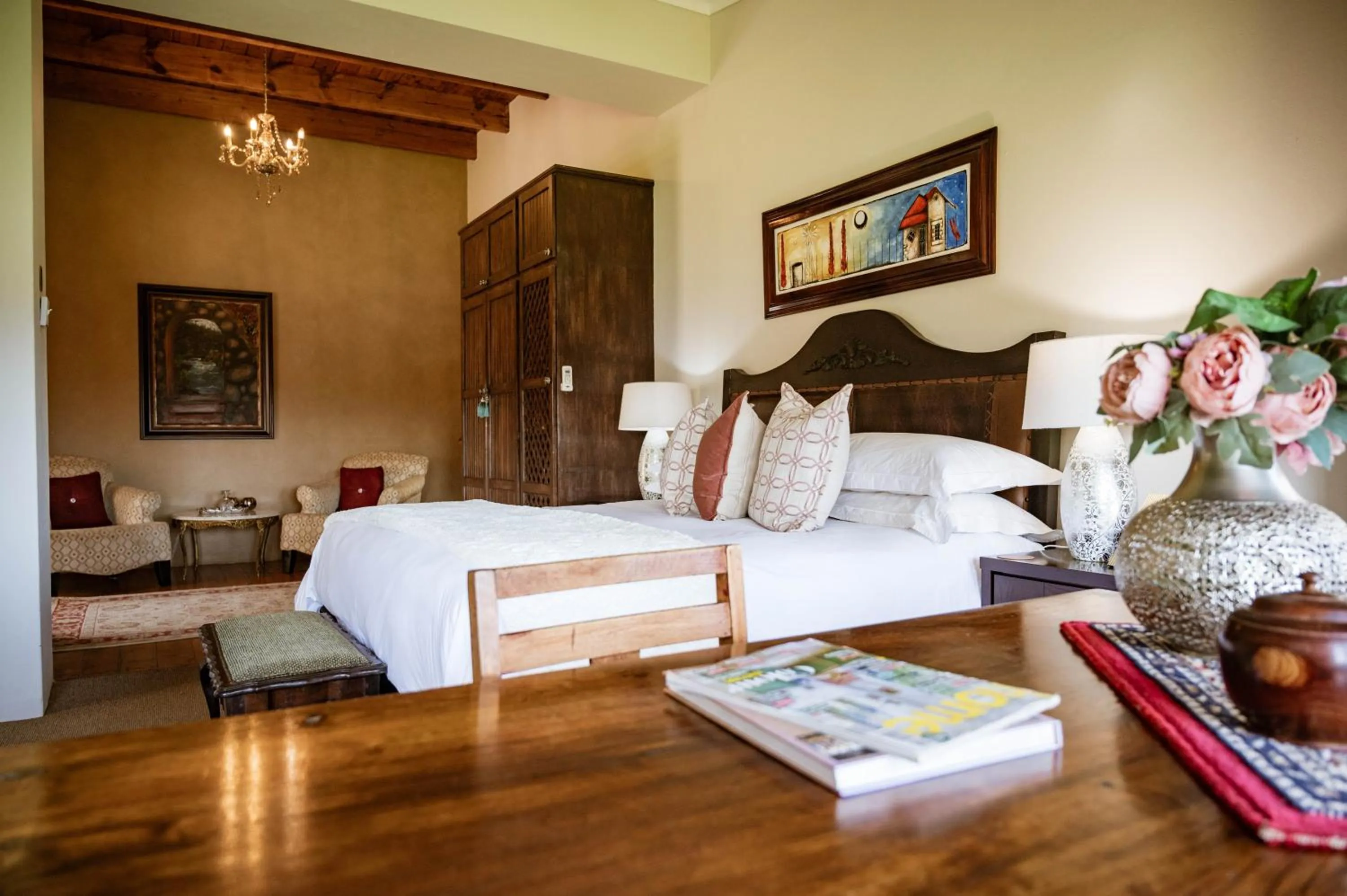 Seating area in De Denne Country Guest House