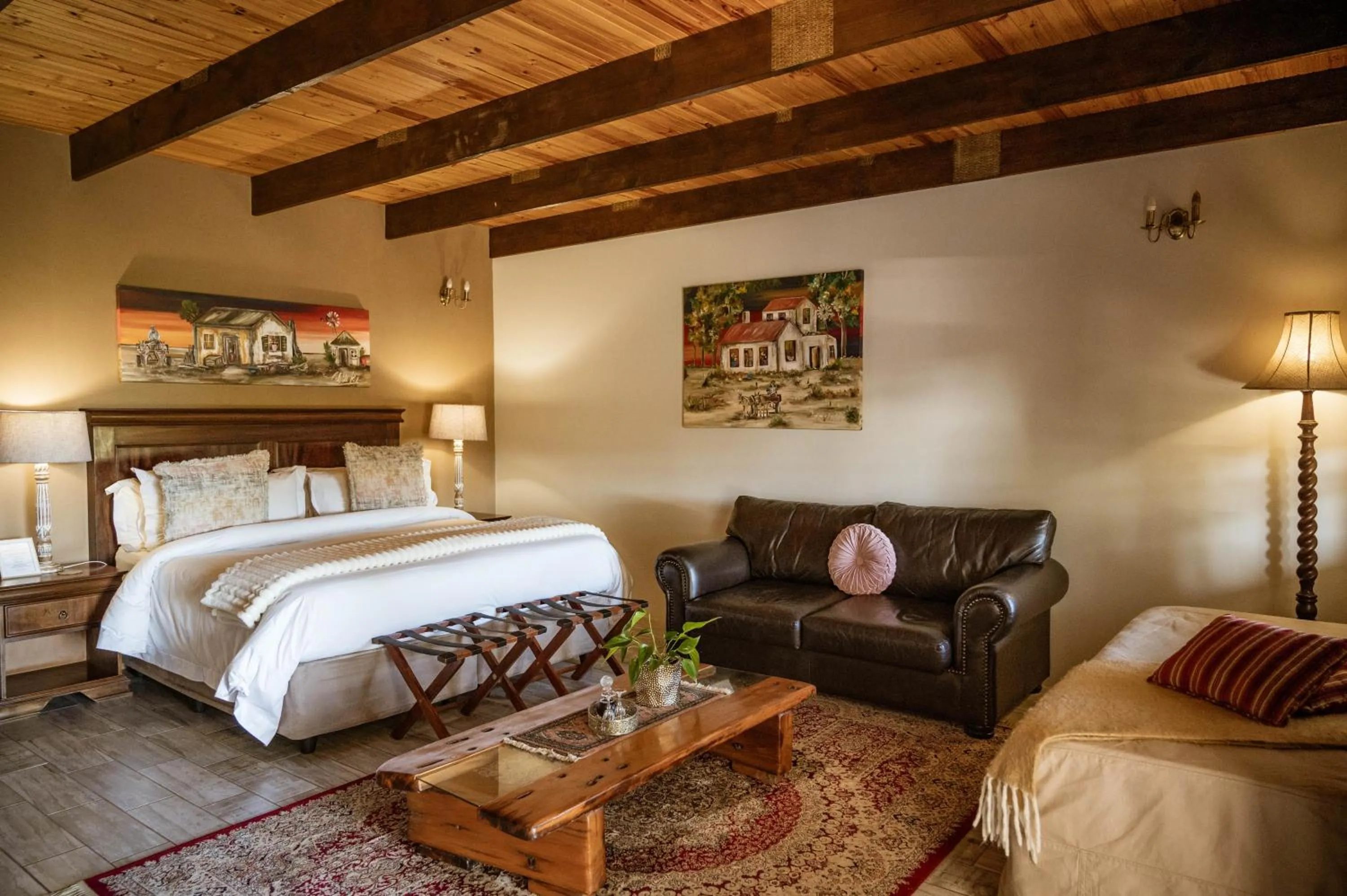 Bed in De Denne Country Guest House