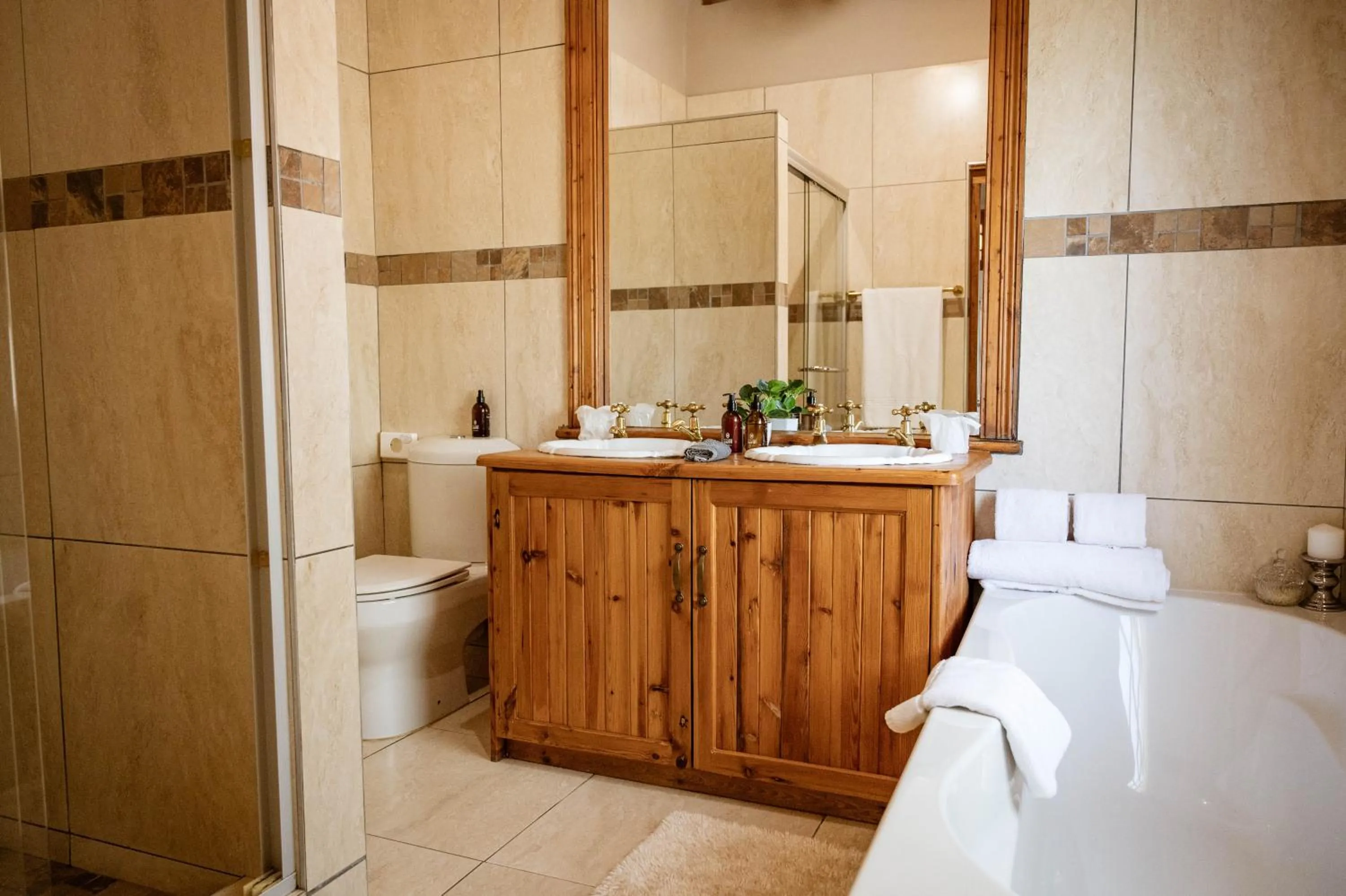 Shower in De Denne Country Guest House