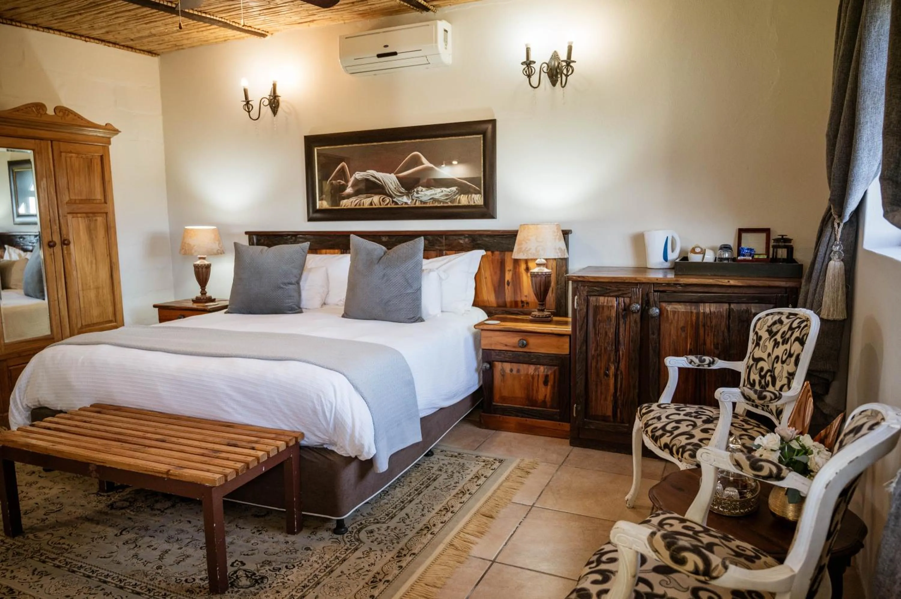 Bed in De Denne Country Guest House