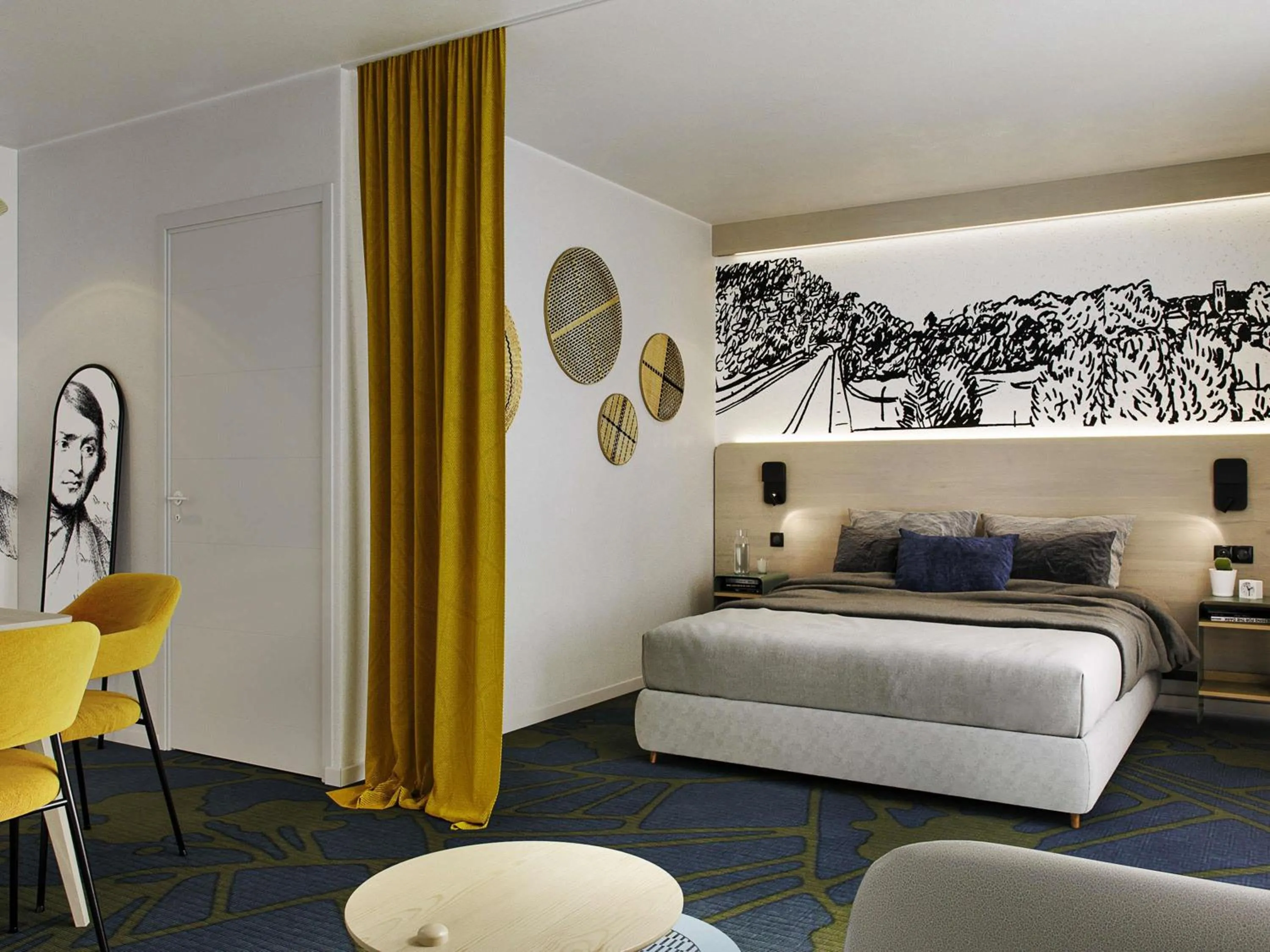 Bedroom, Bed in Mercure Agen Centre