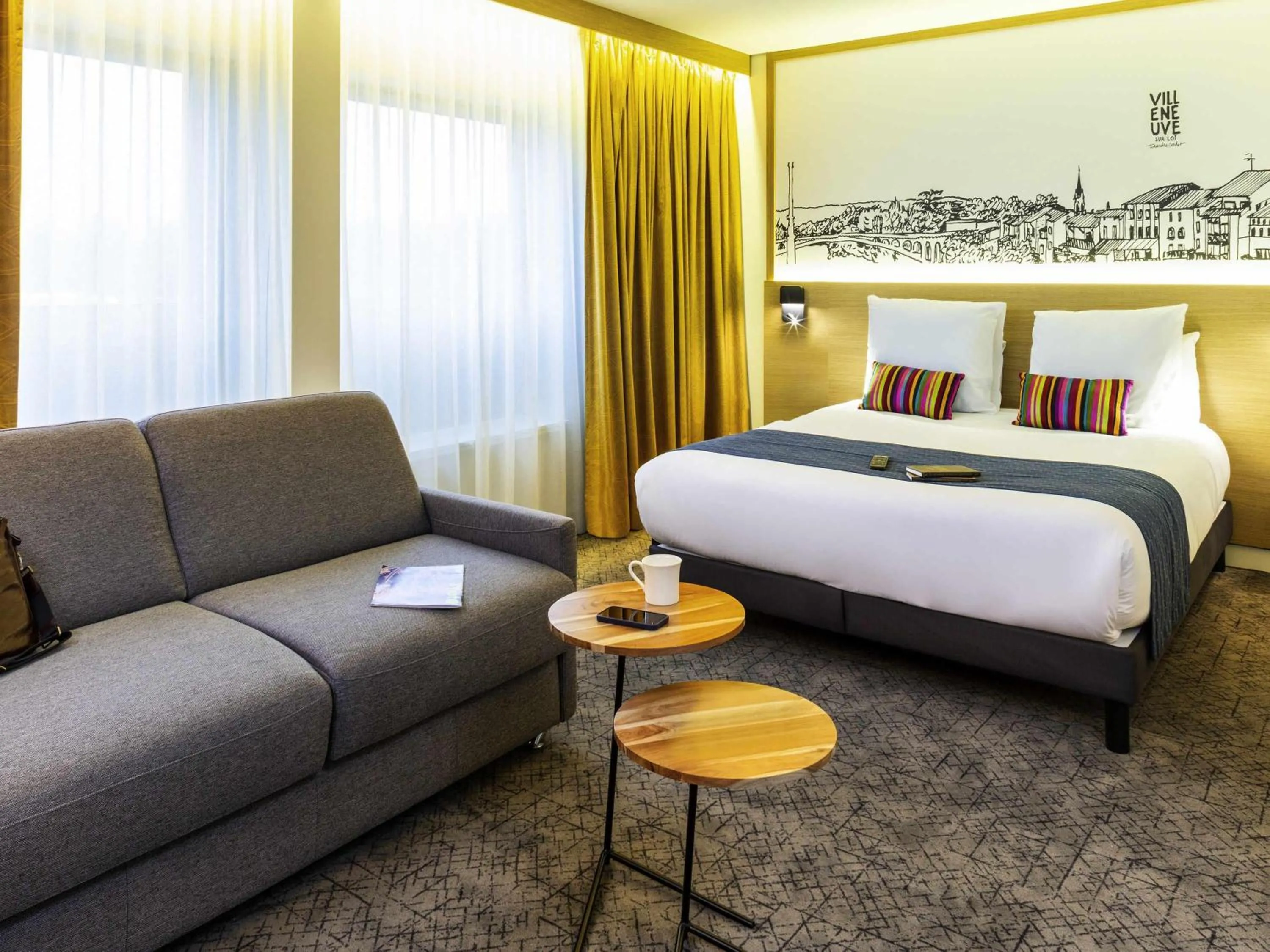 Bedroom, Bed in Mercure Agen Centre