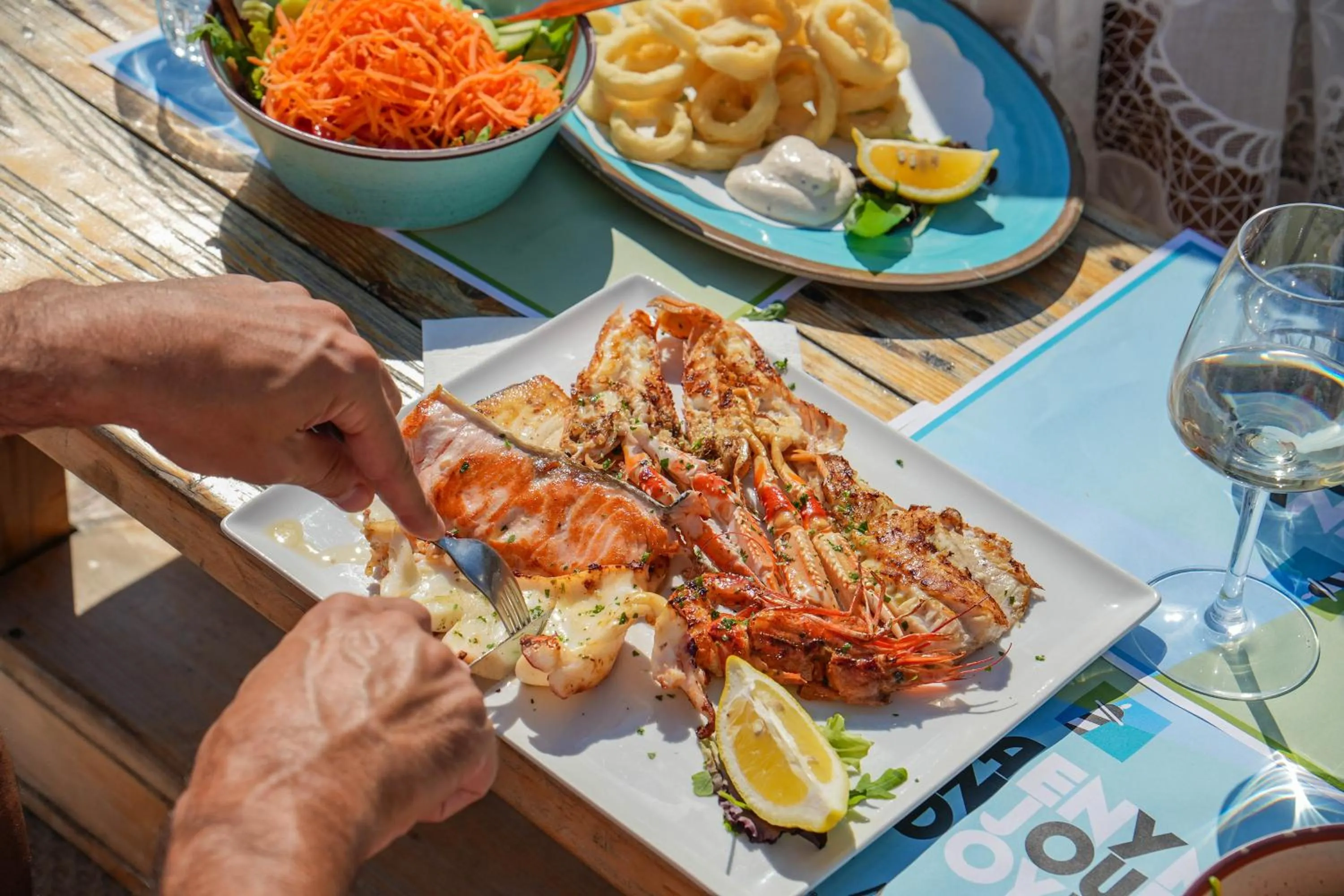 Restaurant/places to eat in Luxury Camp at Union Lido