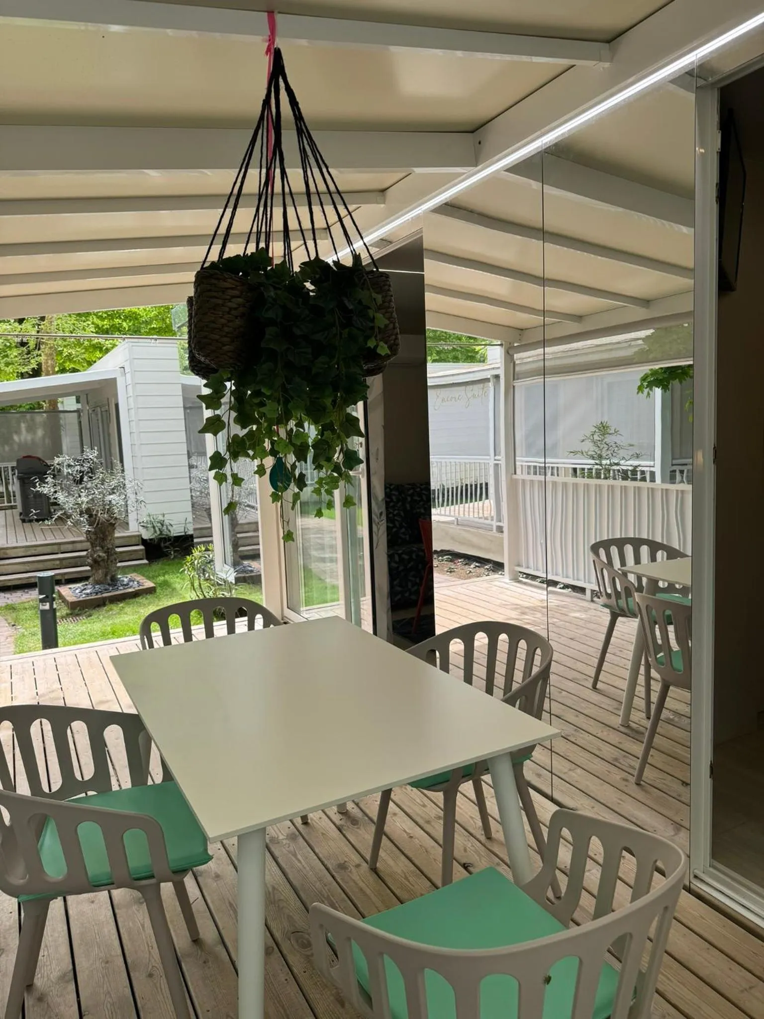 Patio in Luxury Camp at Union Lido