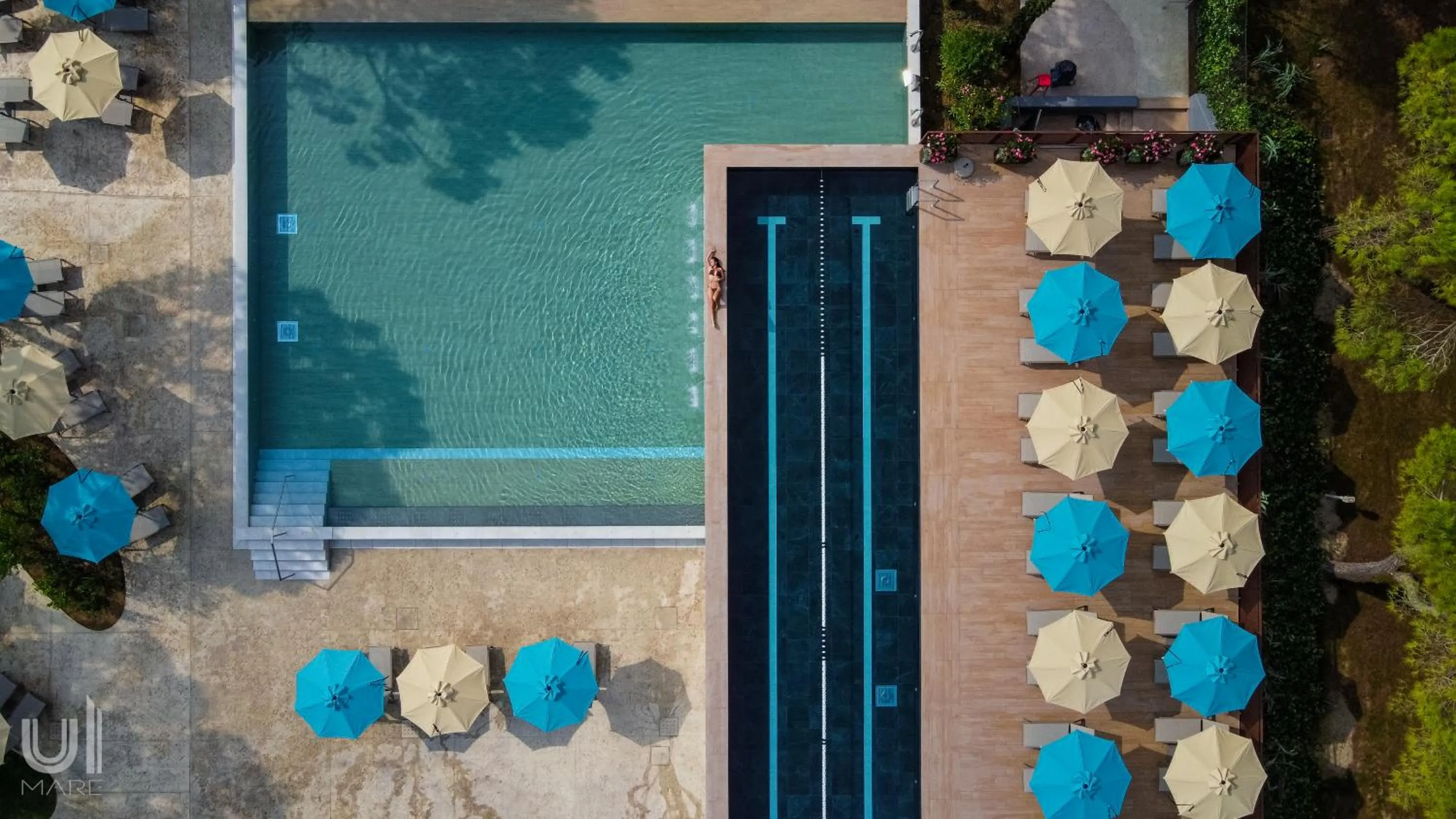 Pool view in Luxury Camp at Union Lido