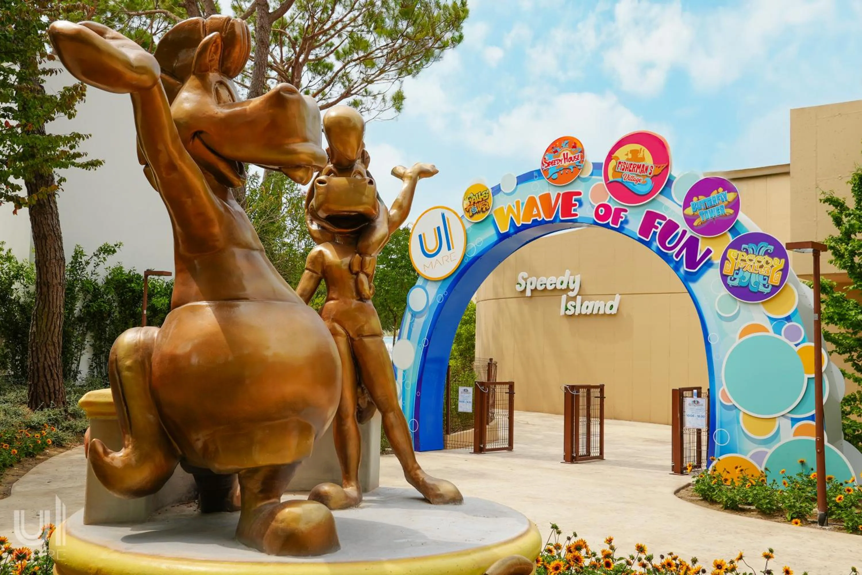 Aqua park in Luxury Camp at Union Lido