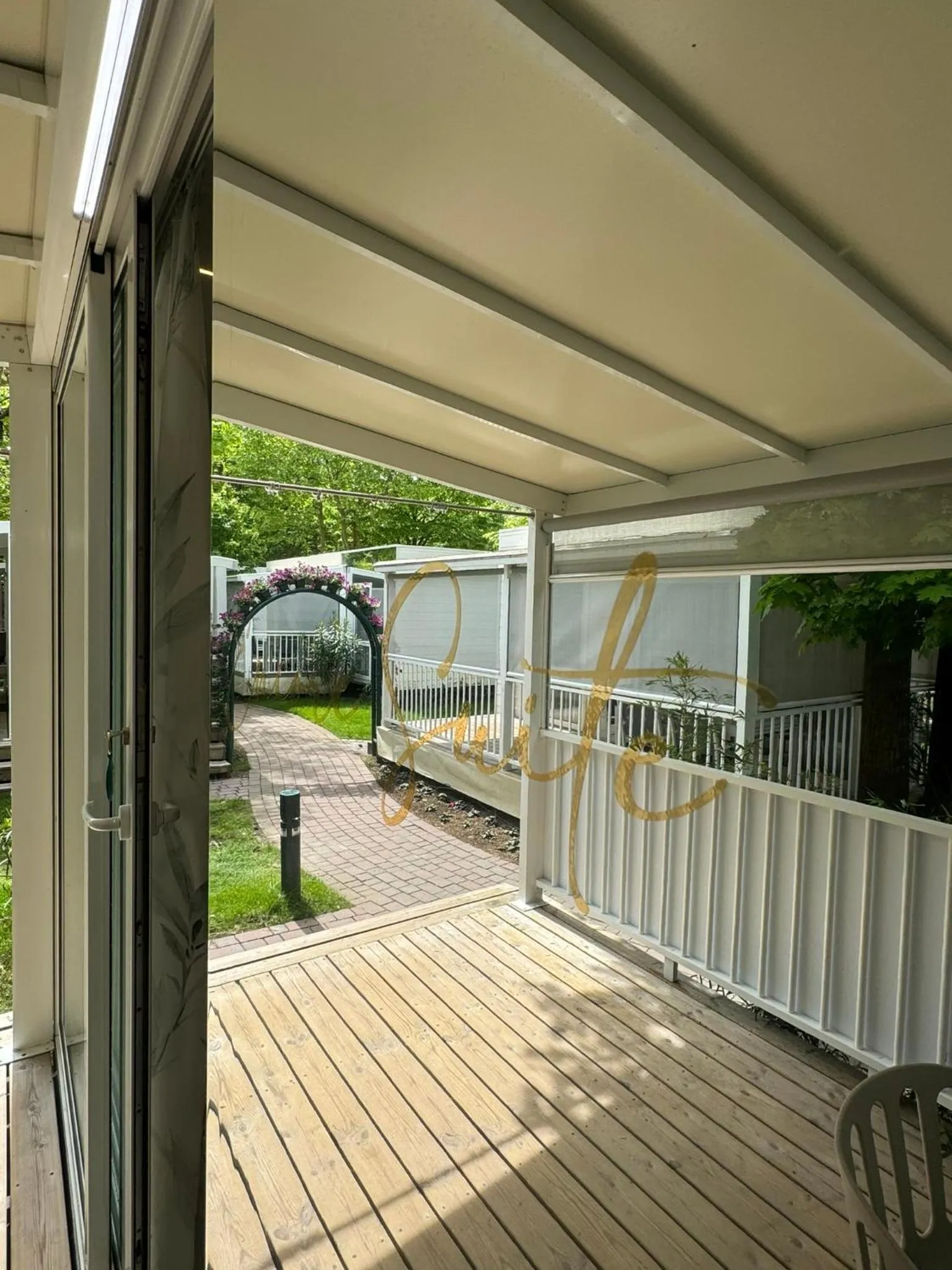 Patio in Luxury Camp at Union Lido