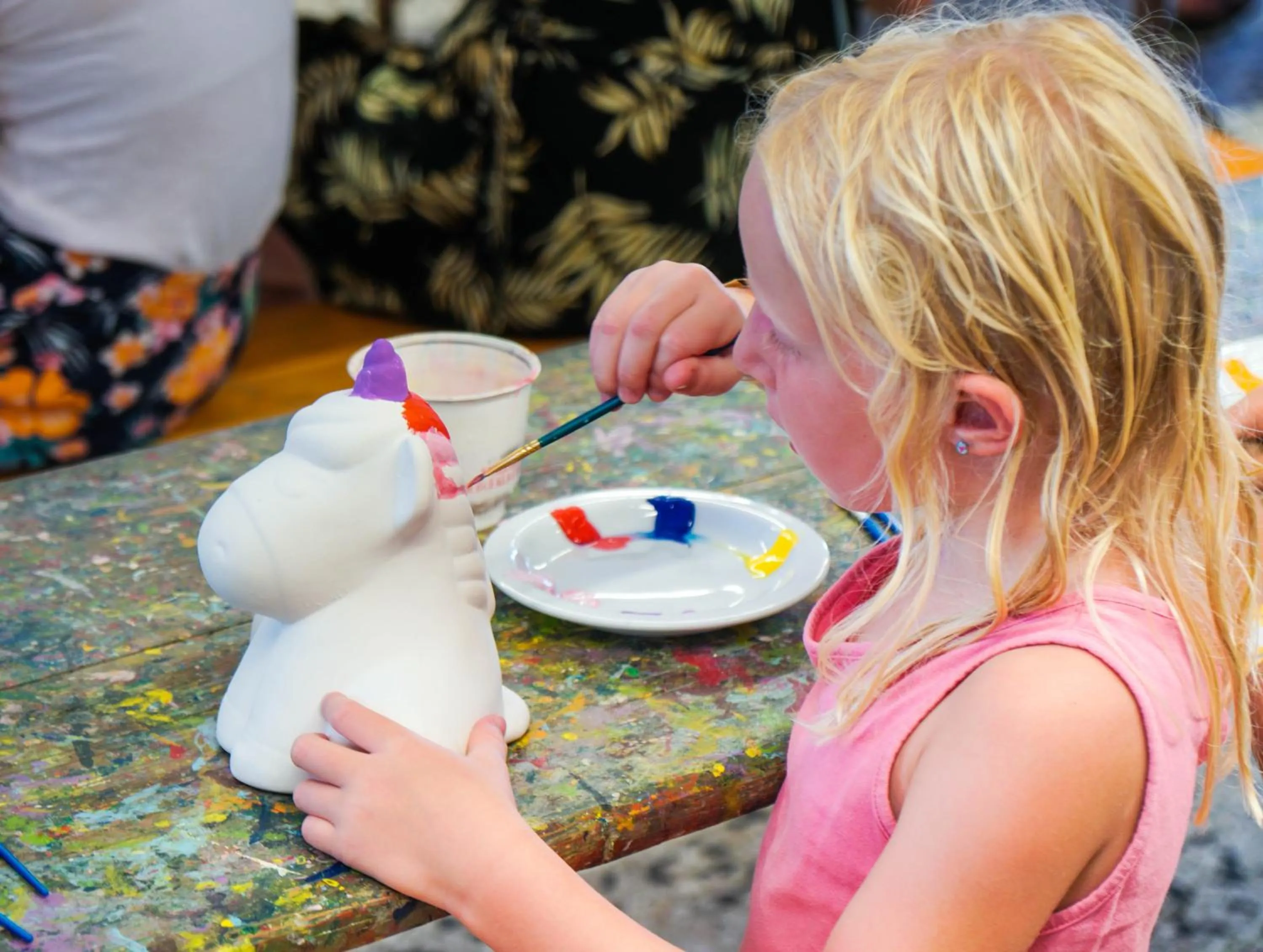 People in Luxury Camp at Union Lido