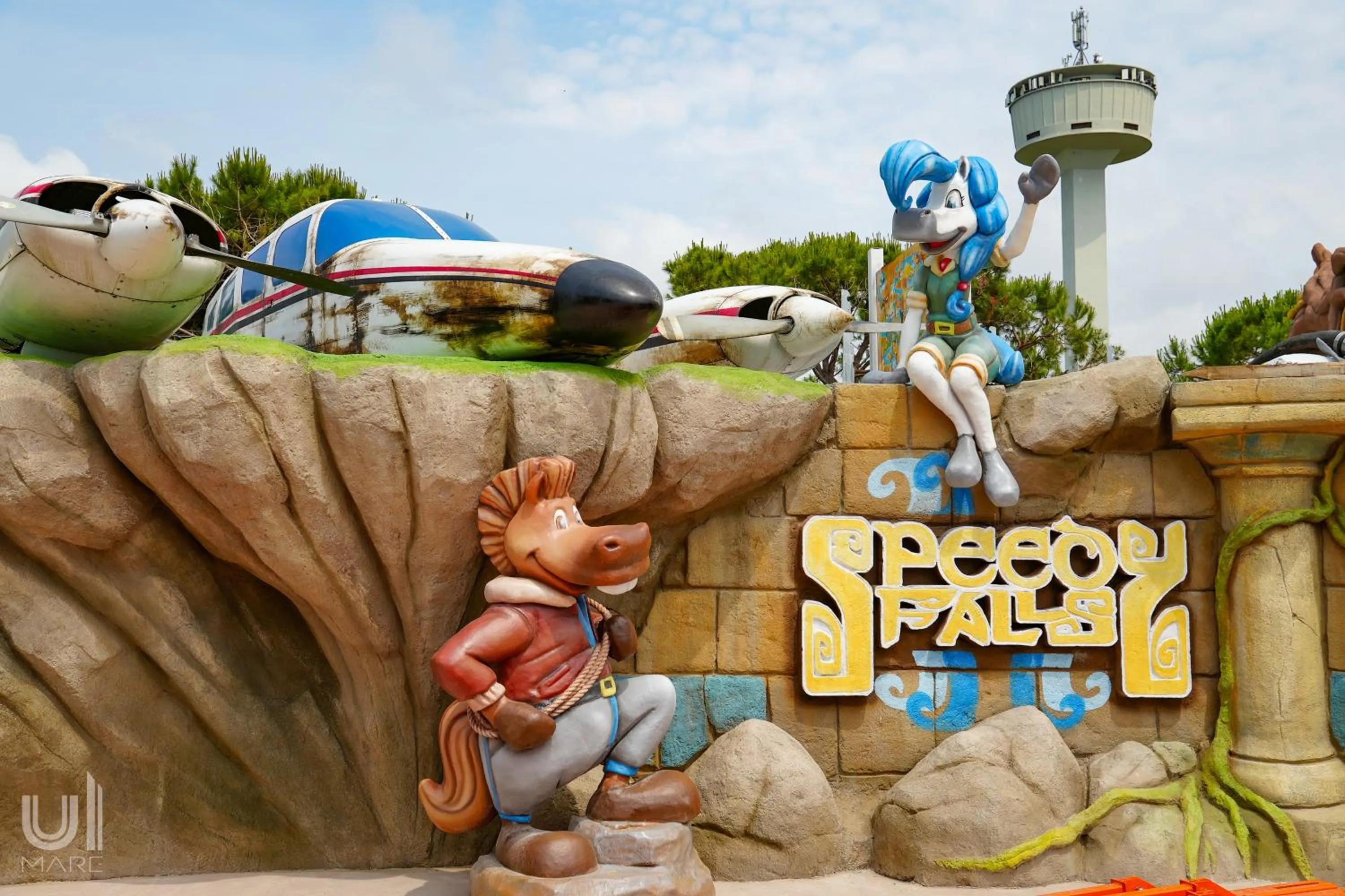 Aqua park in Luxury Camp at Union Lido