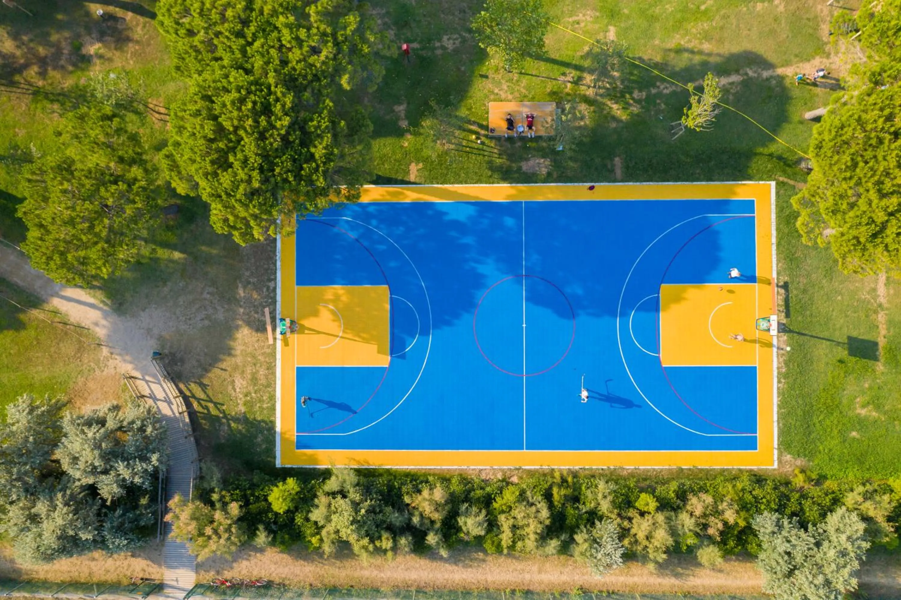 Bird's eye view in Luxury Camp at Union Lido