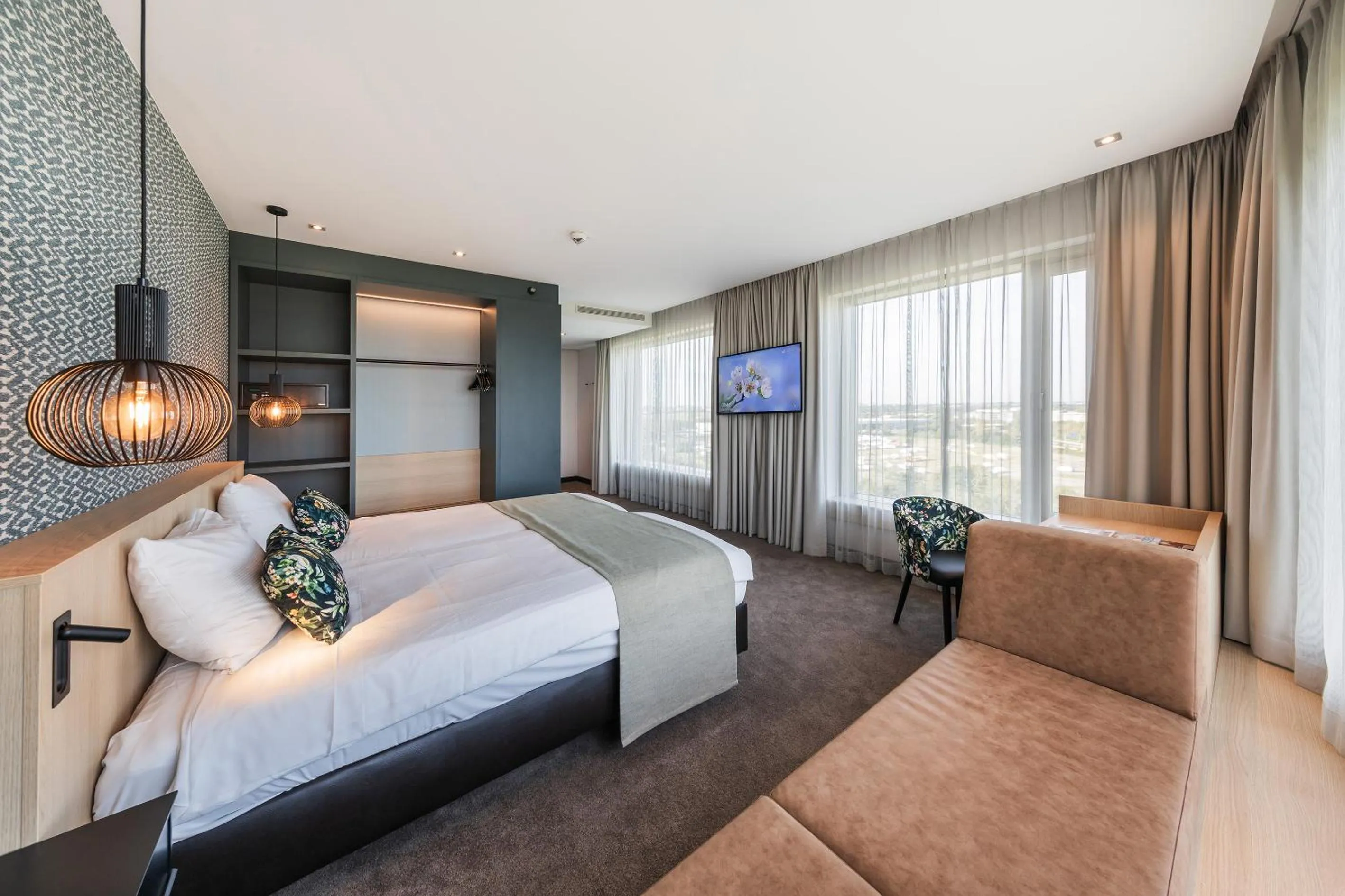 Bed in Van der Valk Hotel Düsseldorf