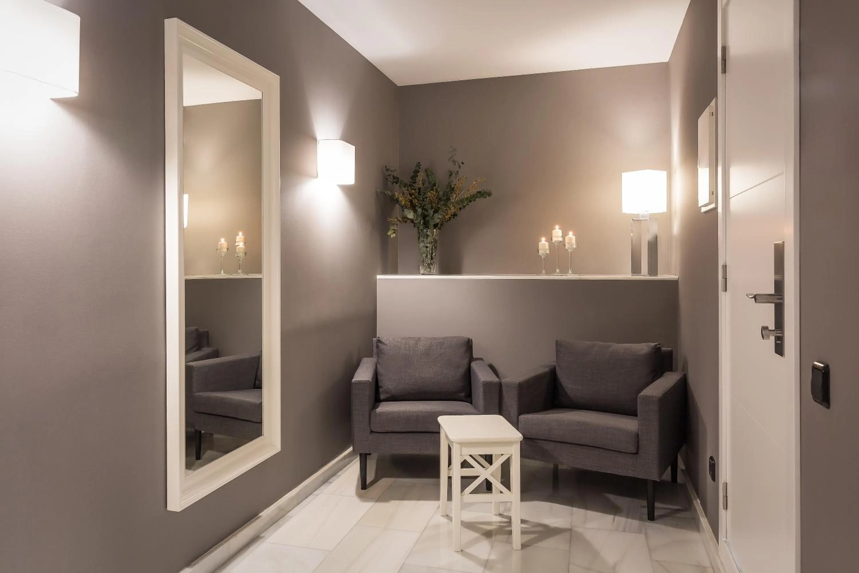 Seating area in SM Hotel Teatre Auditori