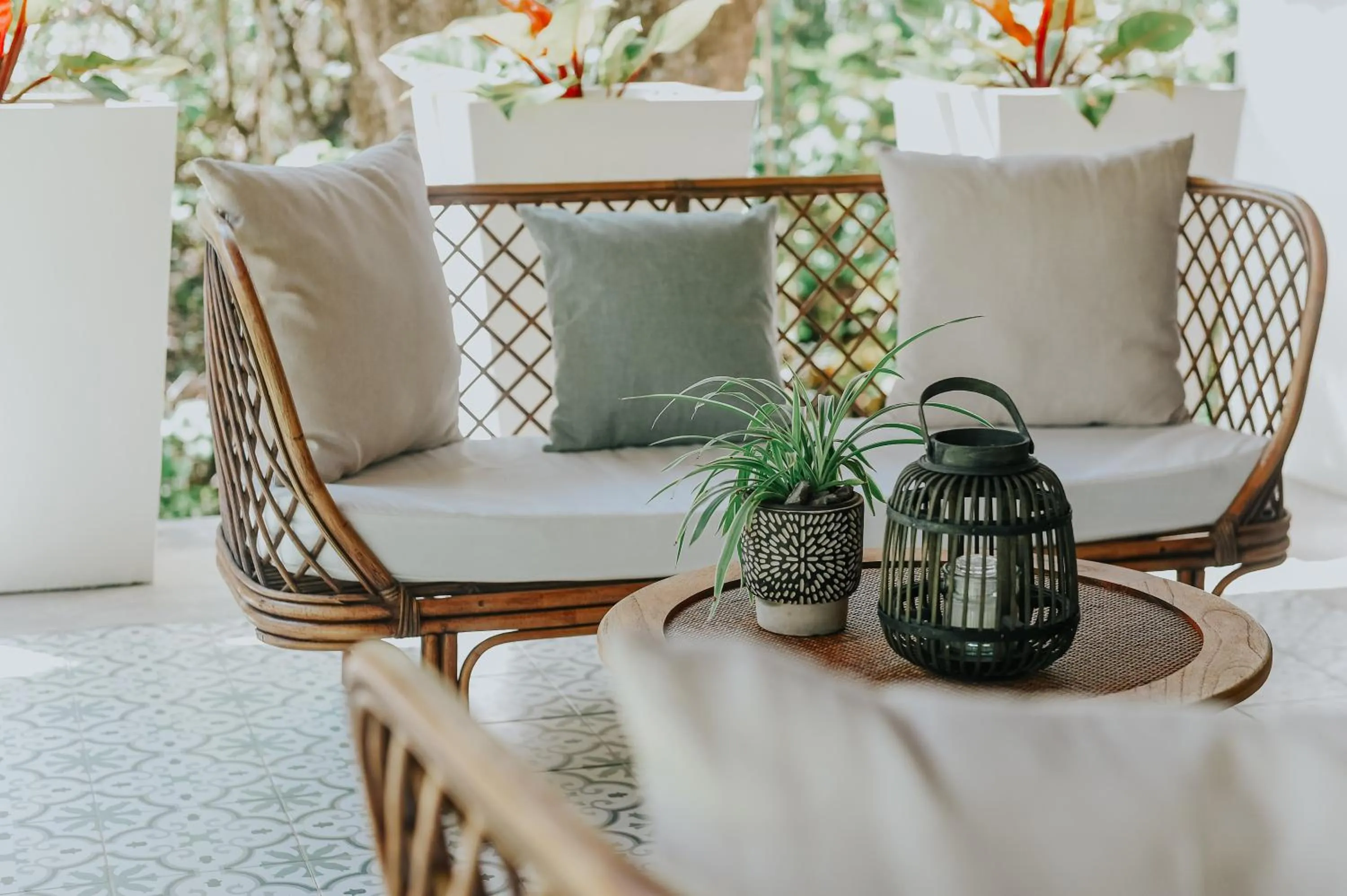 Seating area in Villa Coco