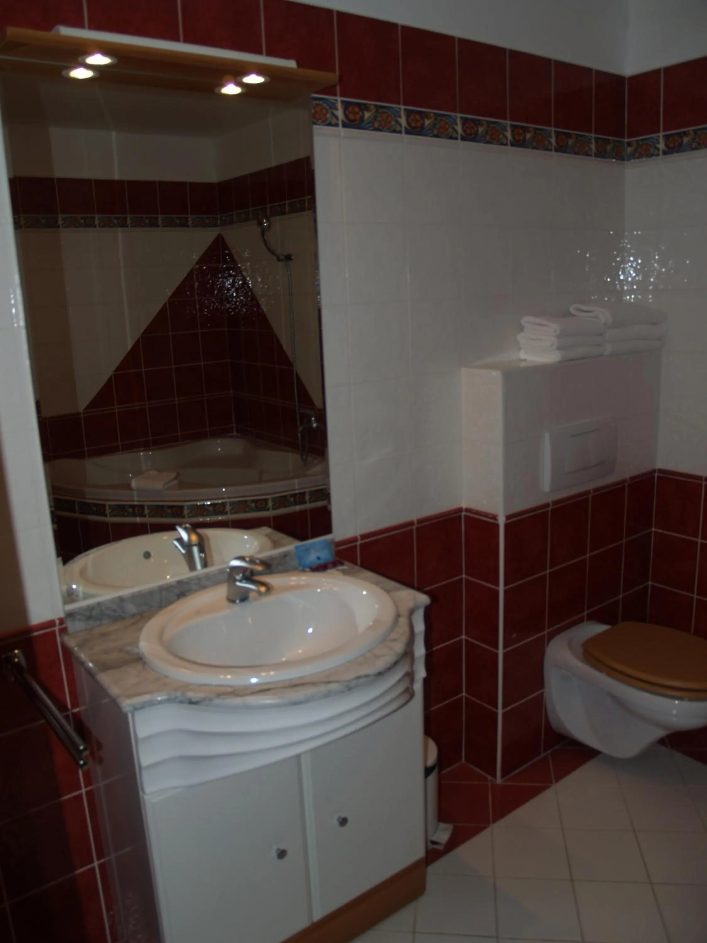 Bathroom in Motel U Krbu