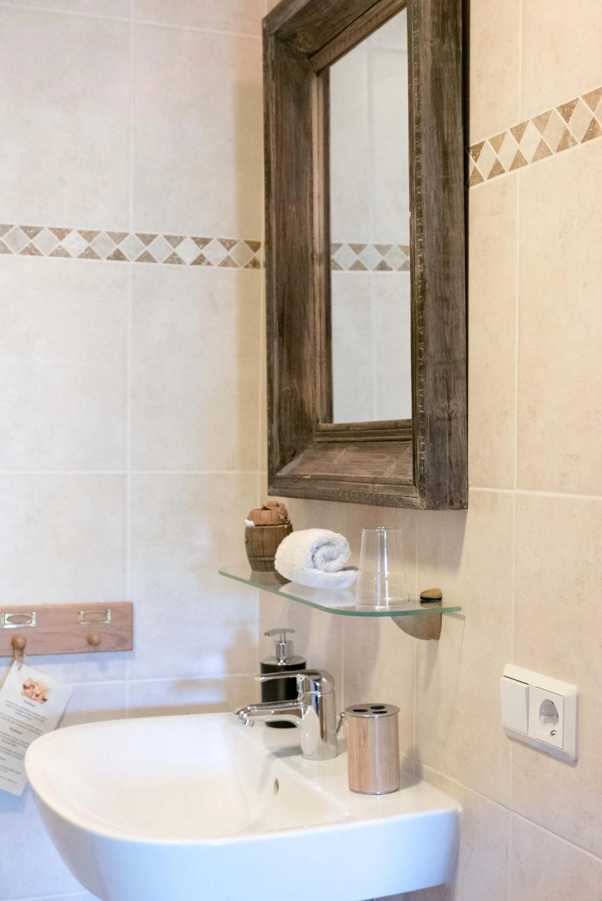 Bathroom in Hotel Groote Engel