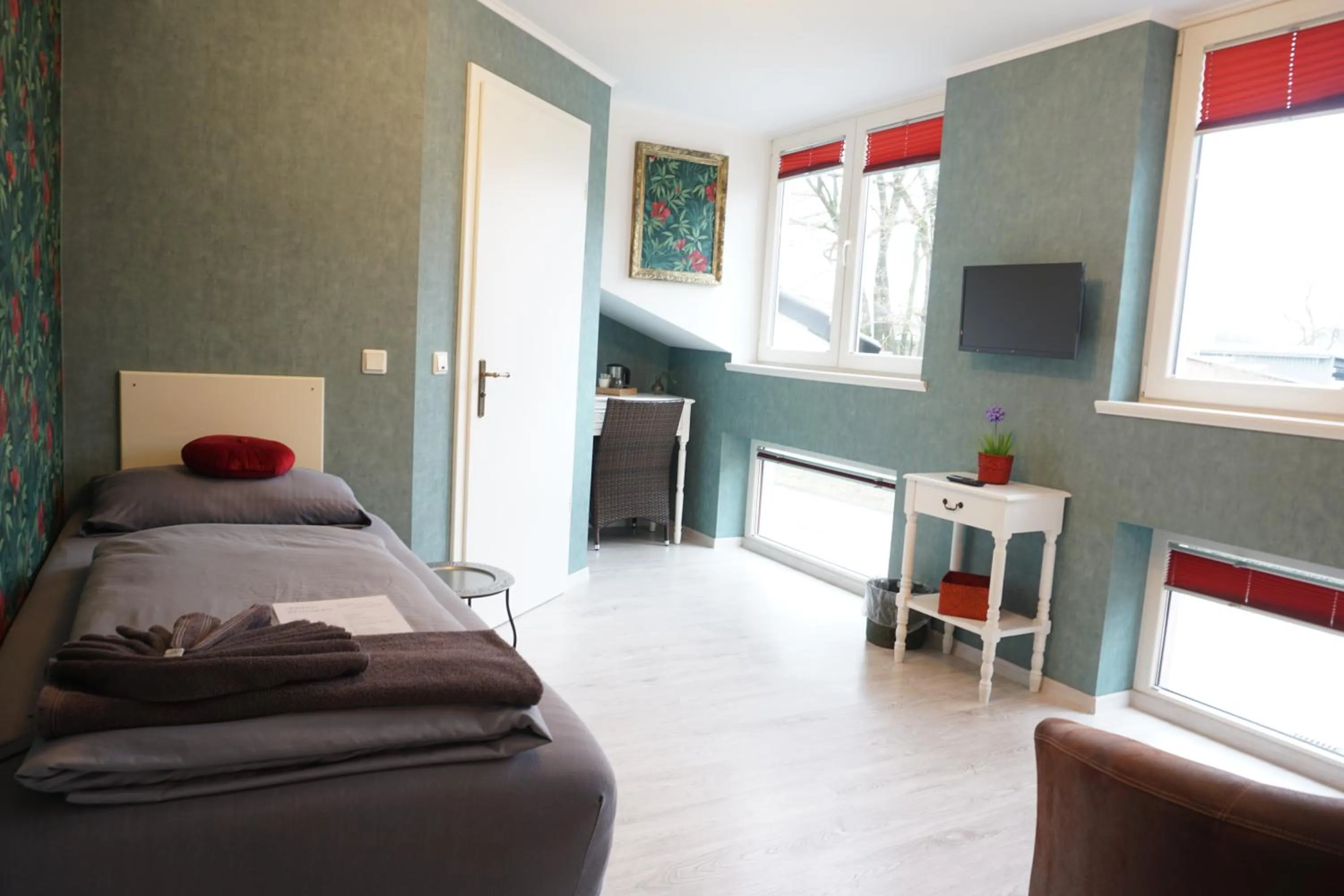 Bed in Hotel Groote Engel