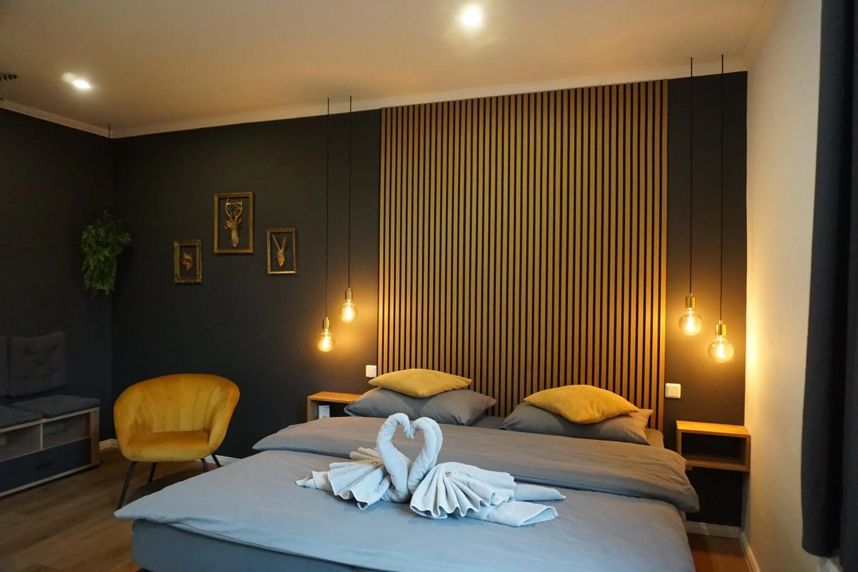 Bed in Hotel Groote Engel