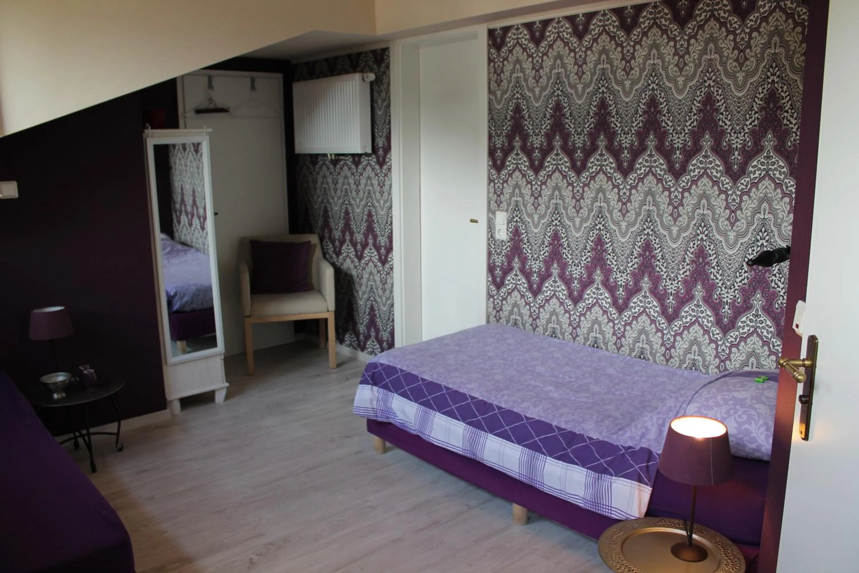 Bedroom, Bed in Hotel Groote Engel