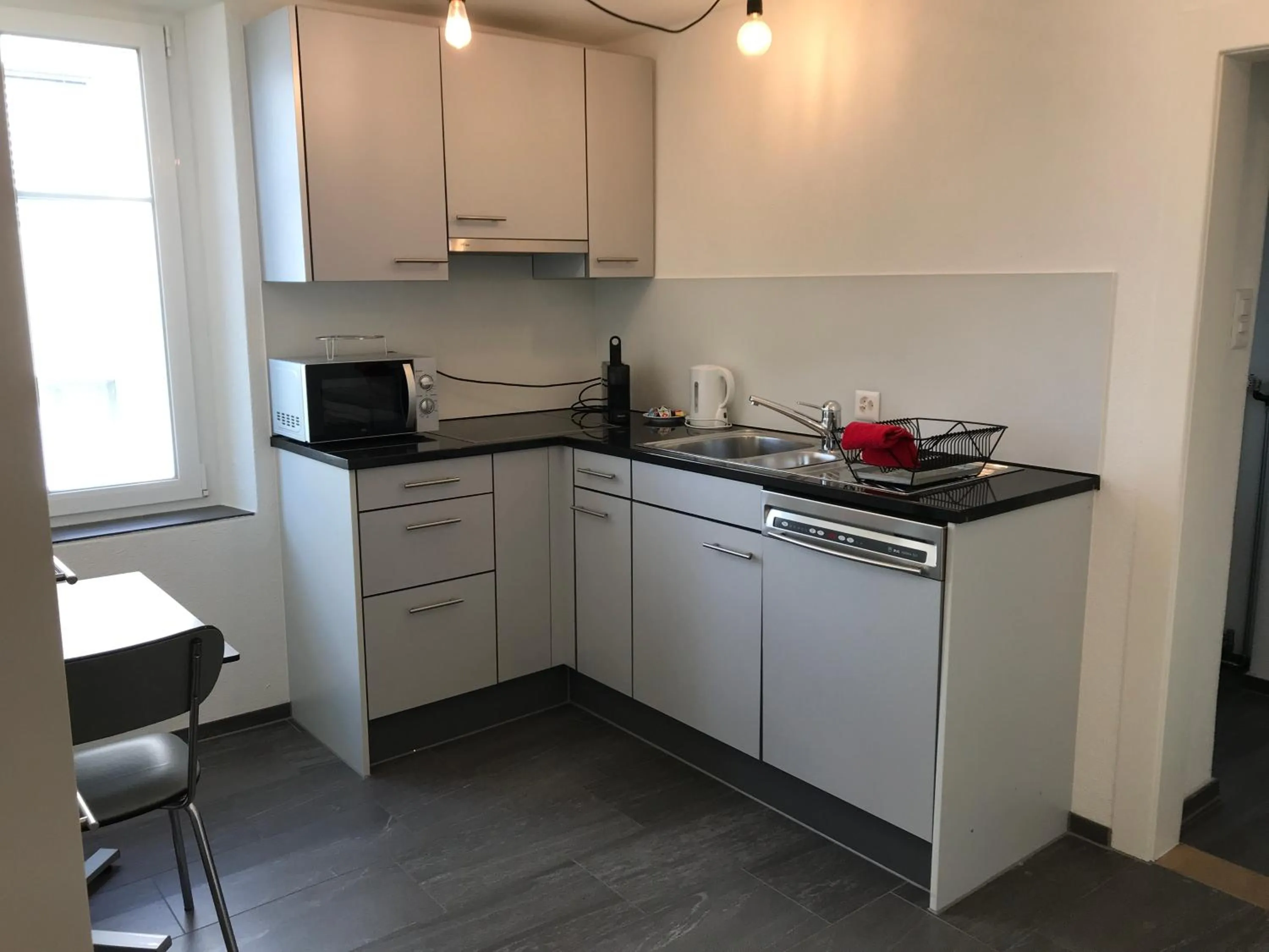 Kitchen or kitchenette in Hotel Tilia