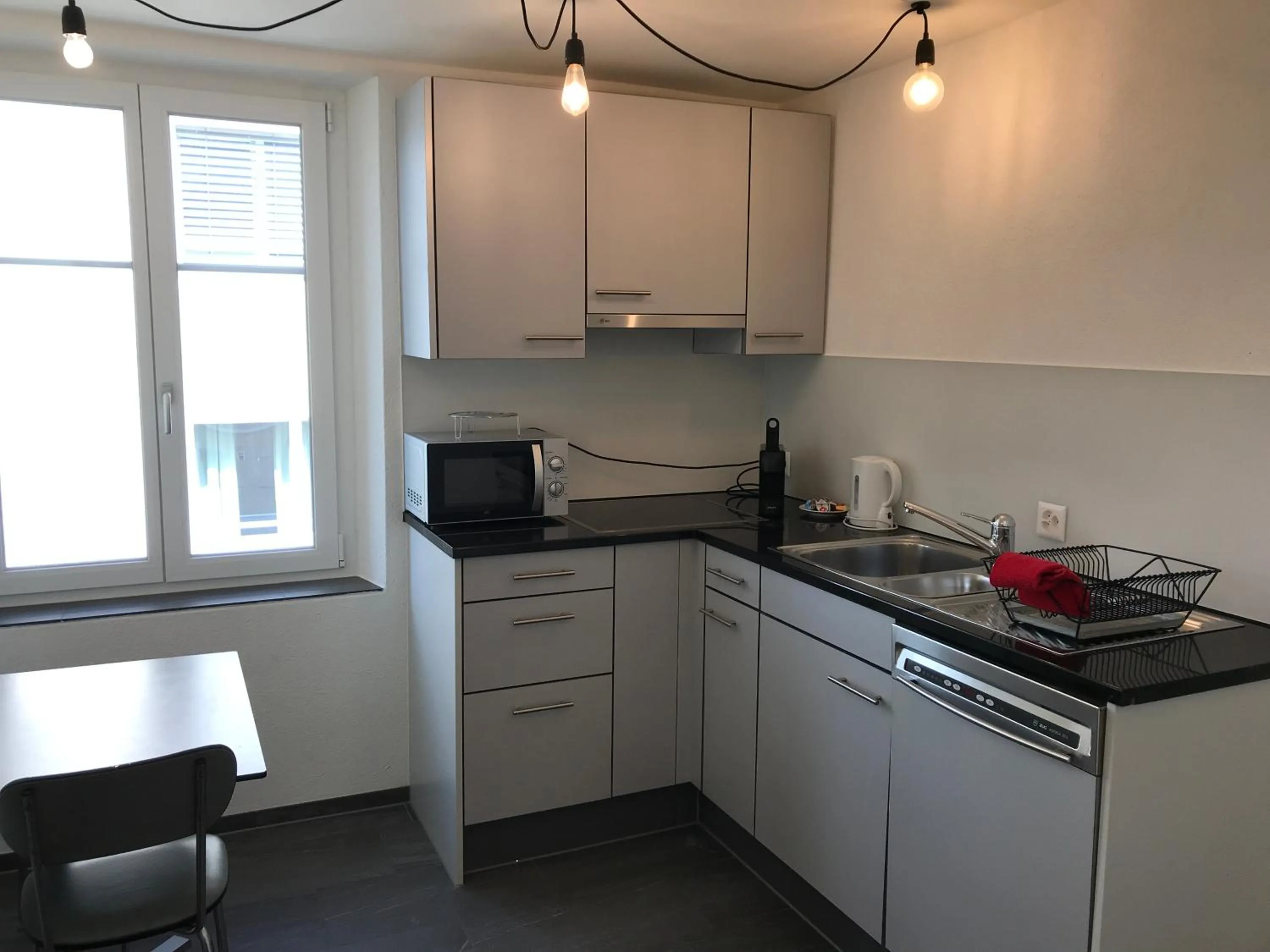 Kitchen or kitchenette in Hotel Tilia