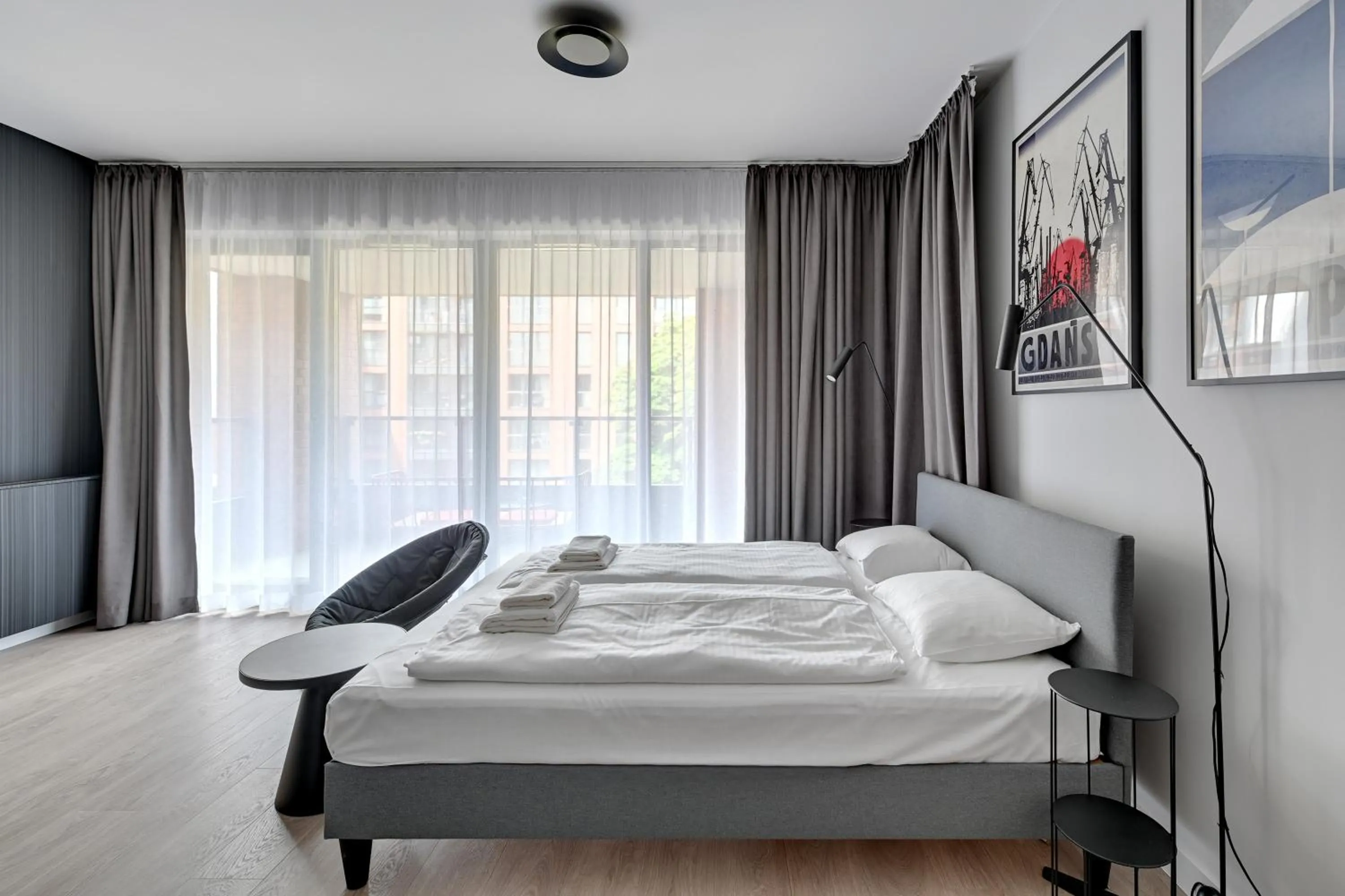 Bed in Gdańsk Comfort Apartaments Łąkowa
