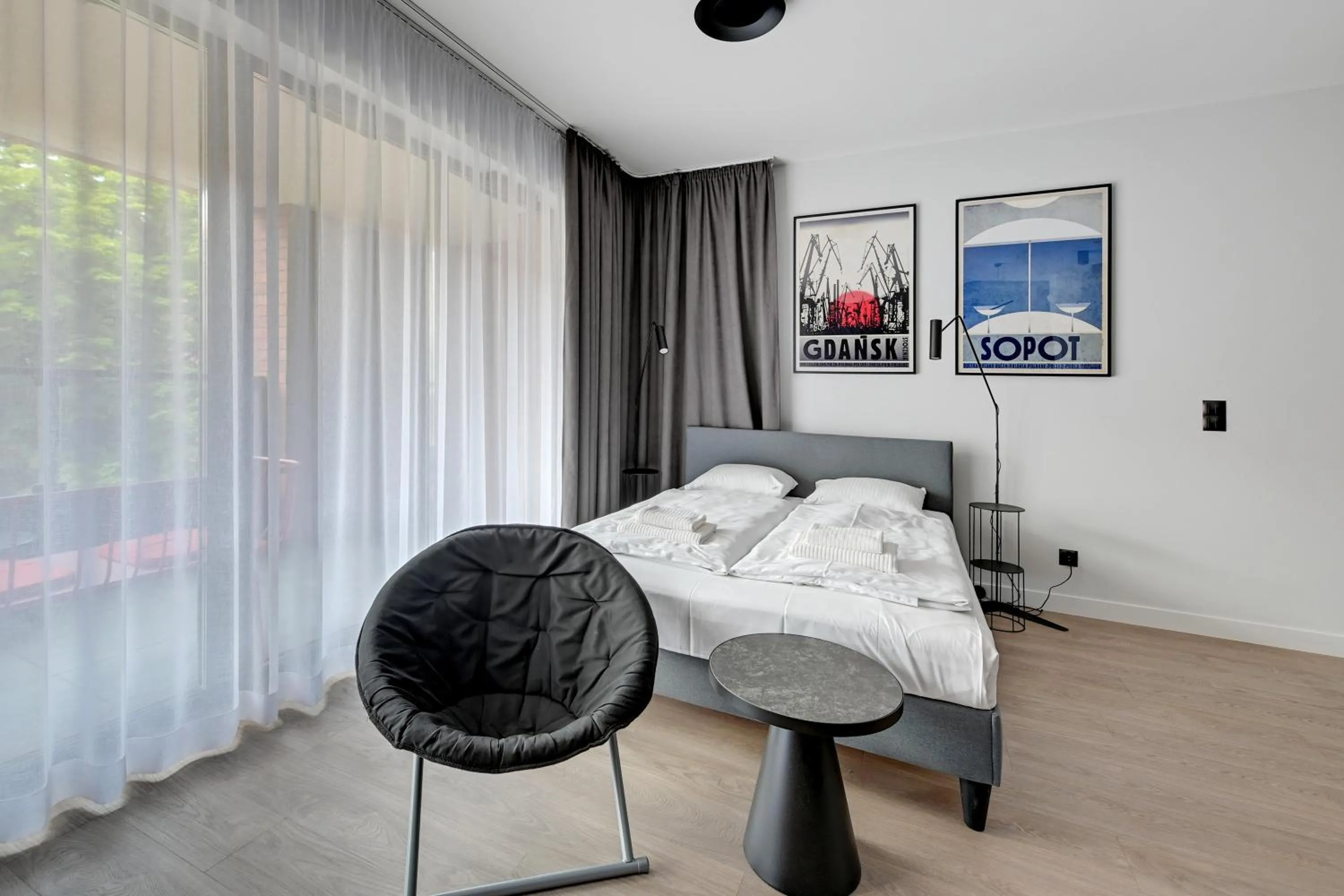Bed in Gdańsk Comfort Apartaments Łąkowa