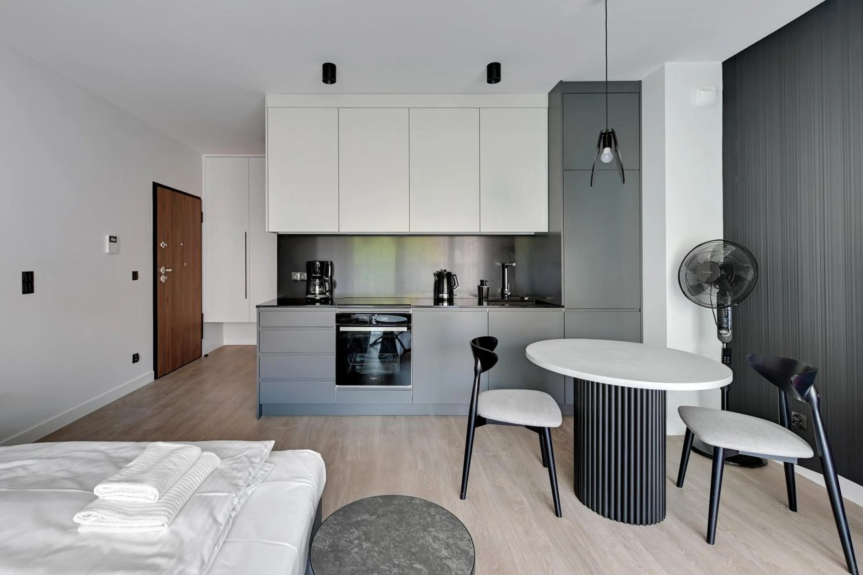 Kitchen or kitchenette in Gdańsk Comfort Apartaments Łąkowa