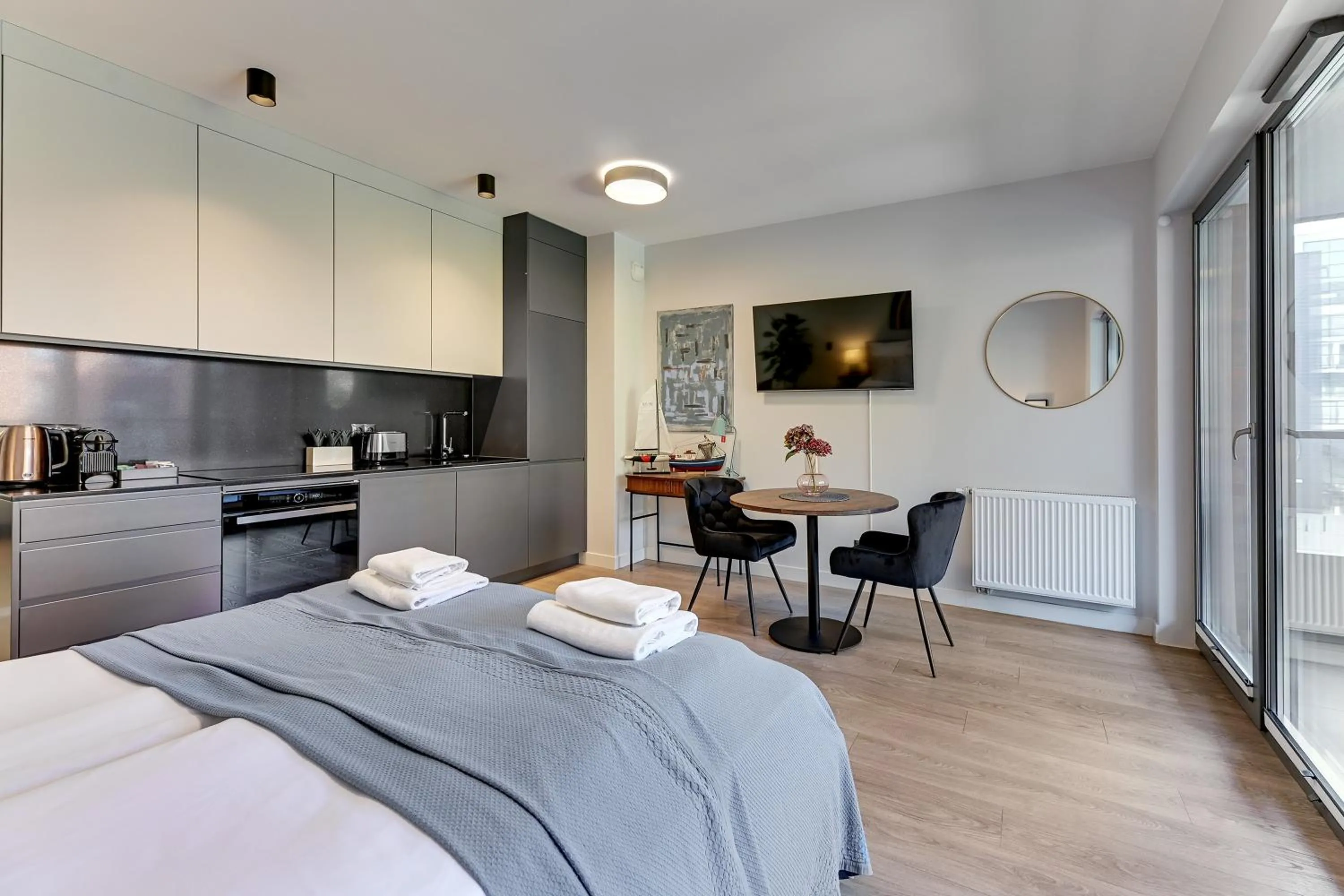 Bed in Gdańsk Comfort Apartaments Łąkowa