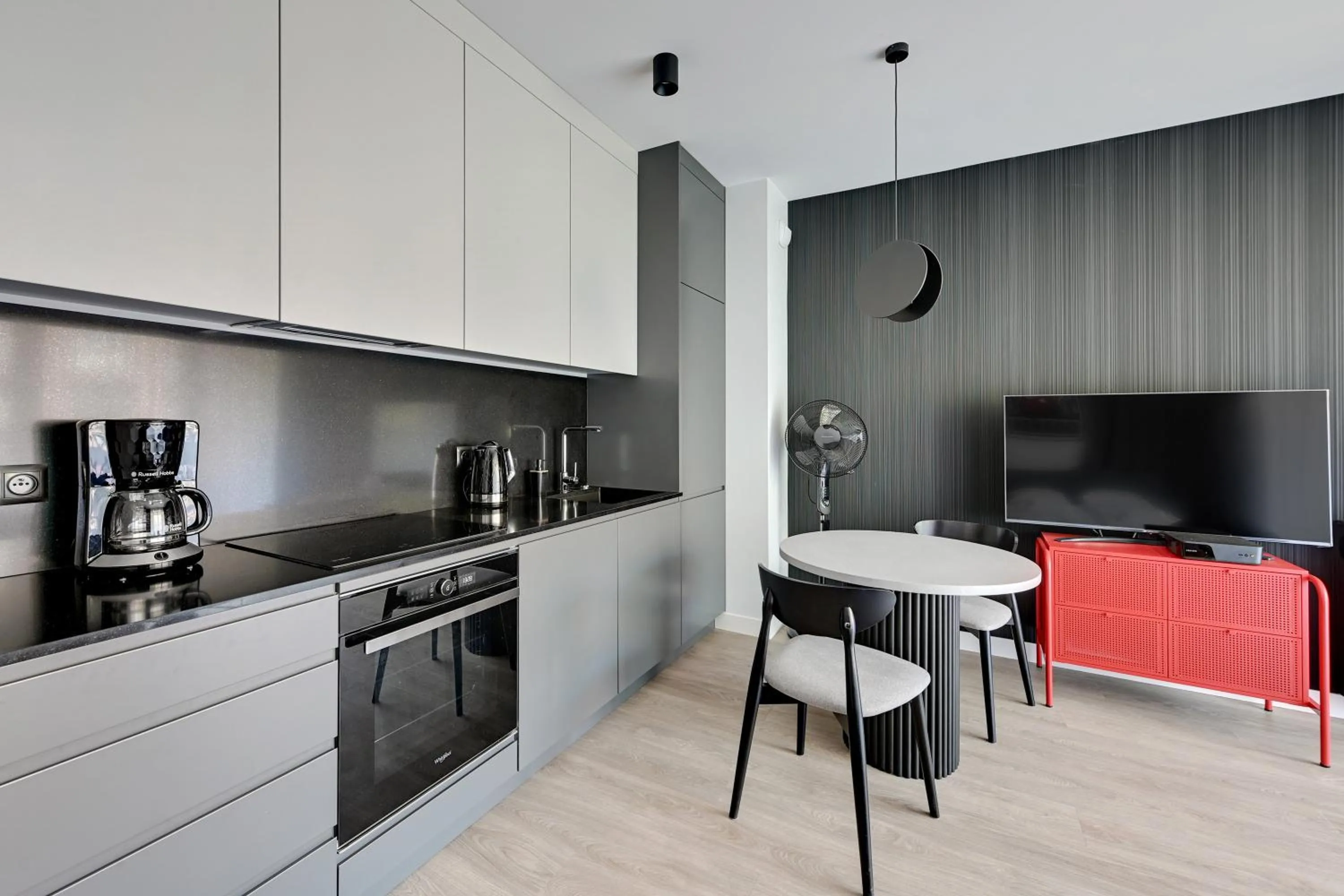 Kitchen or kitchenette in Gdańsk Comfort Apartaments Łąkowa