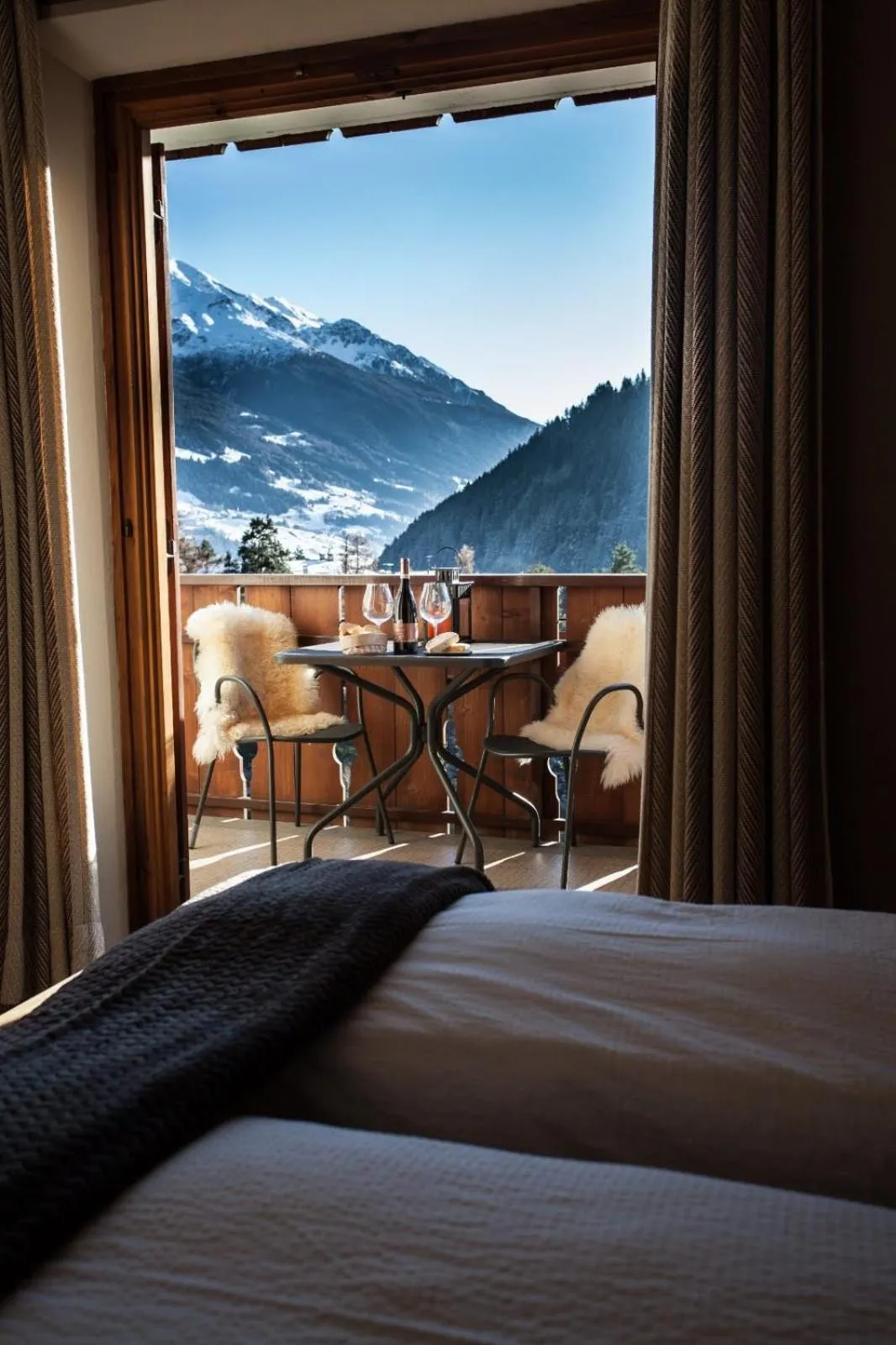 Mountain view, Bed in Holiday House Erika