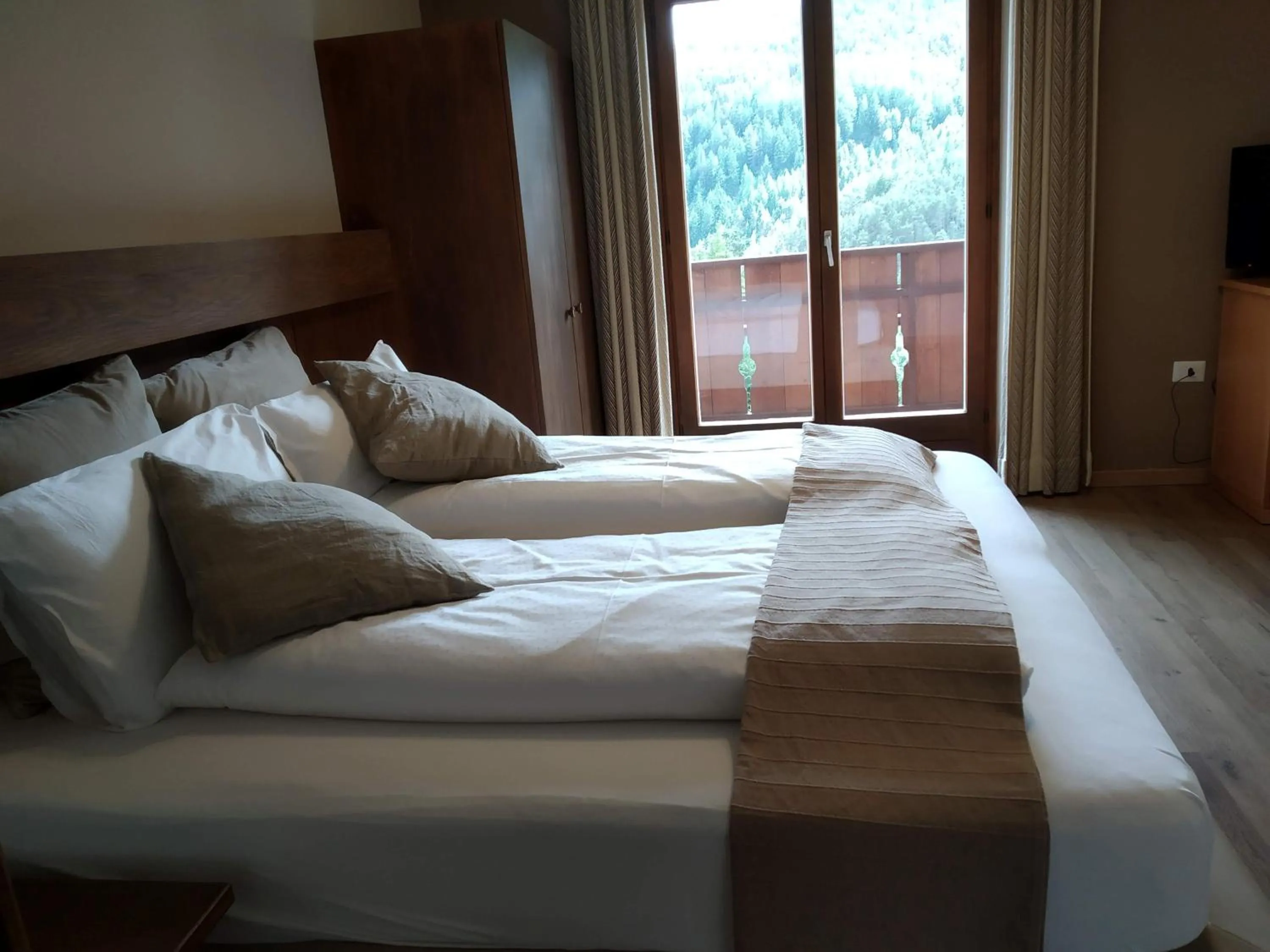 Bedroom, Bed in Holiday House Erika