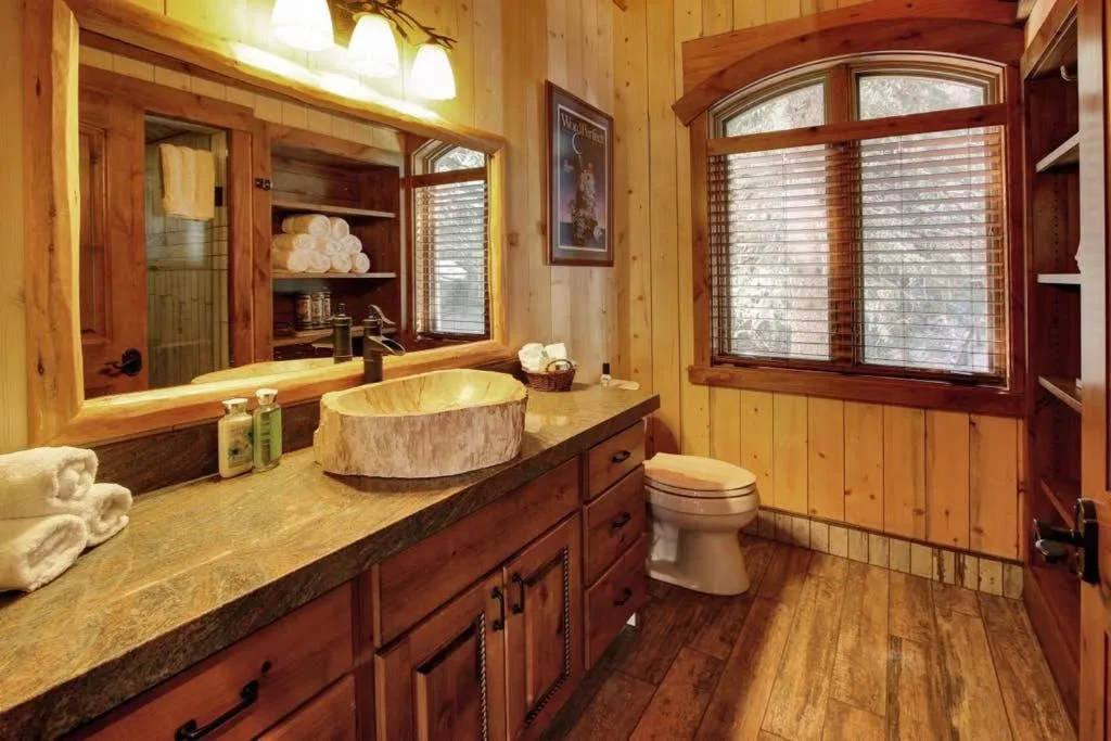 Bathroom in Carriage House On The Stream Sundance, Utah