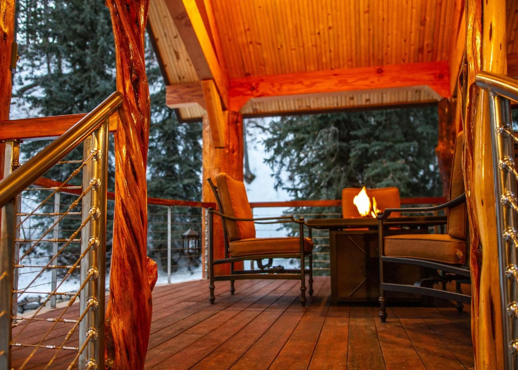 Balcony/Terrace in Carriage House On The Stream Sundance, Utah