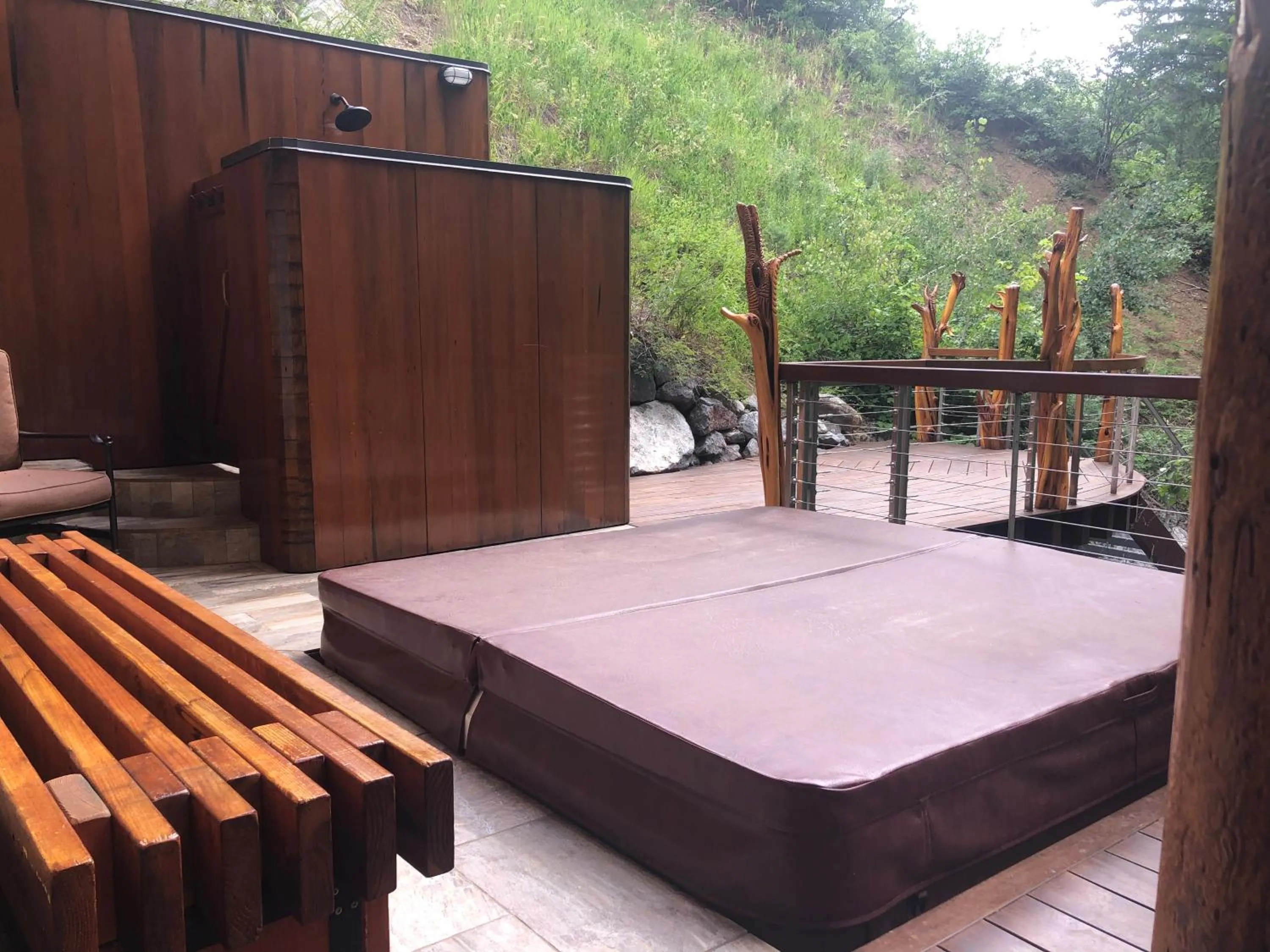 Hot Tub in Carriage House On The Stream Sundance, Utah