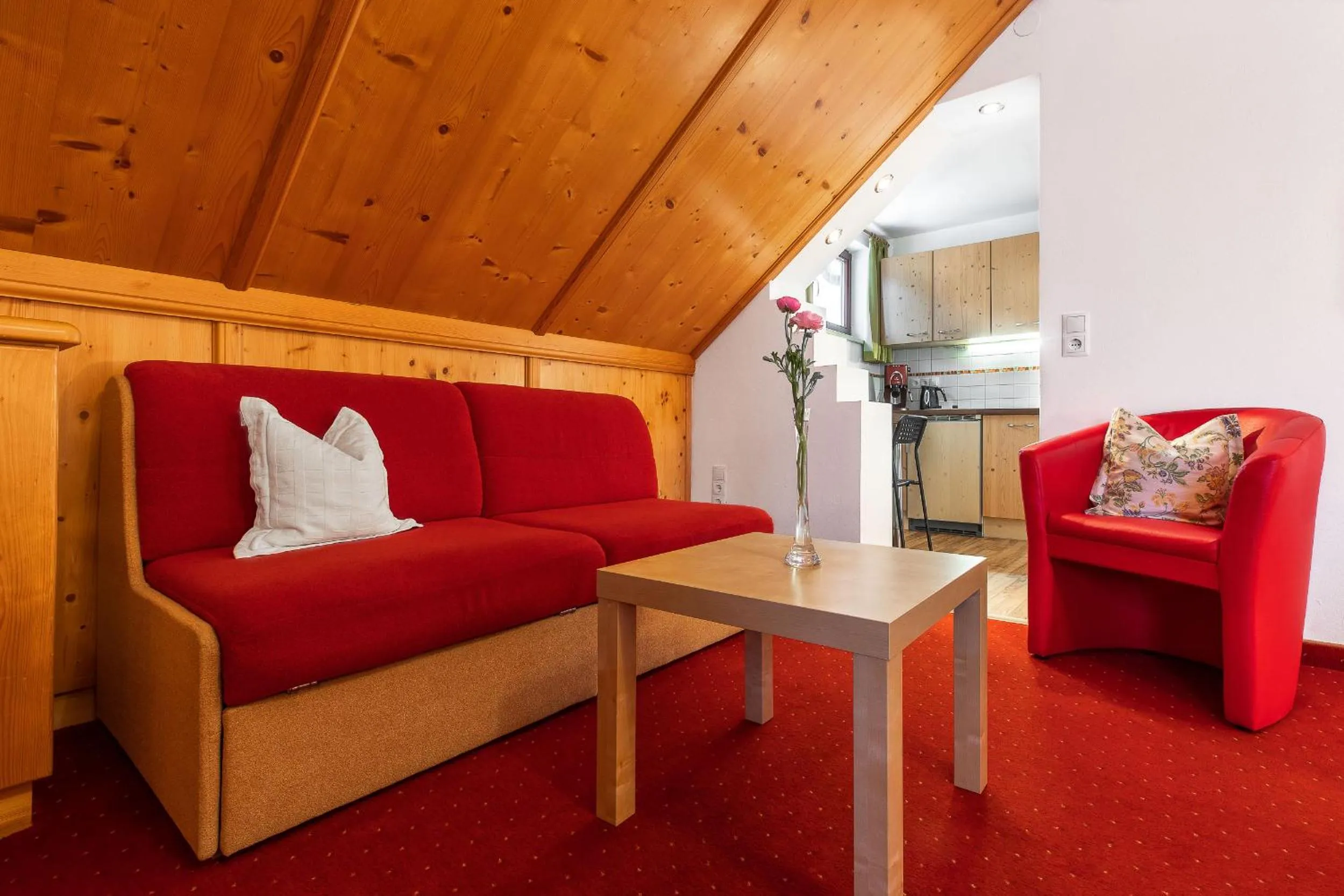 Seating area in Pension Antonia