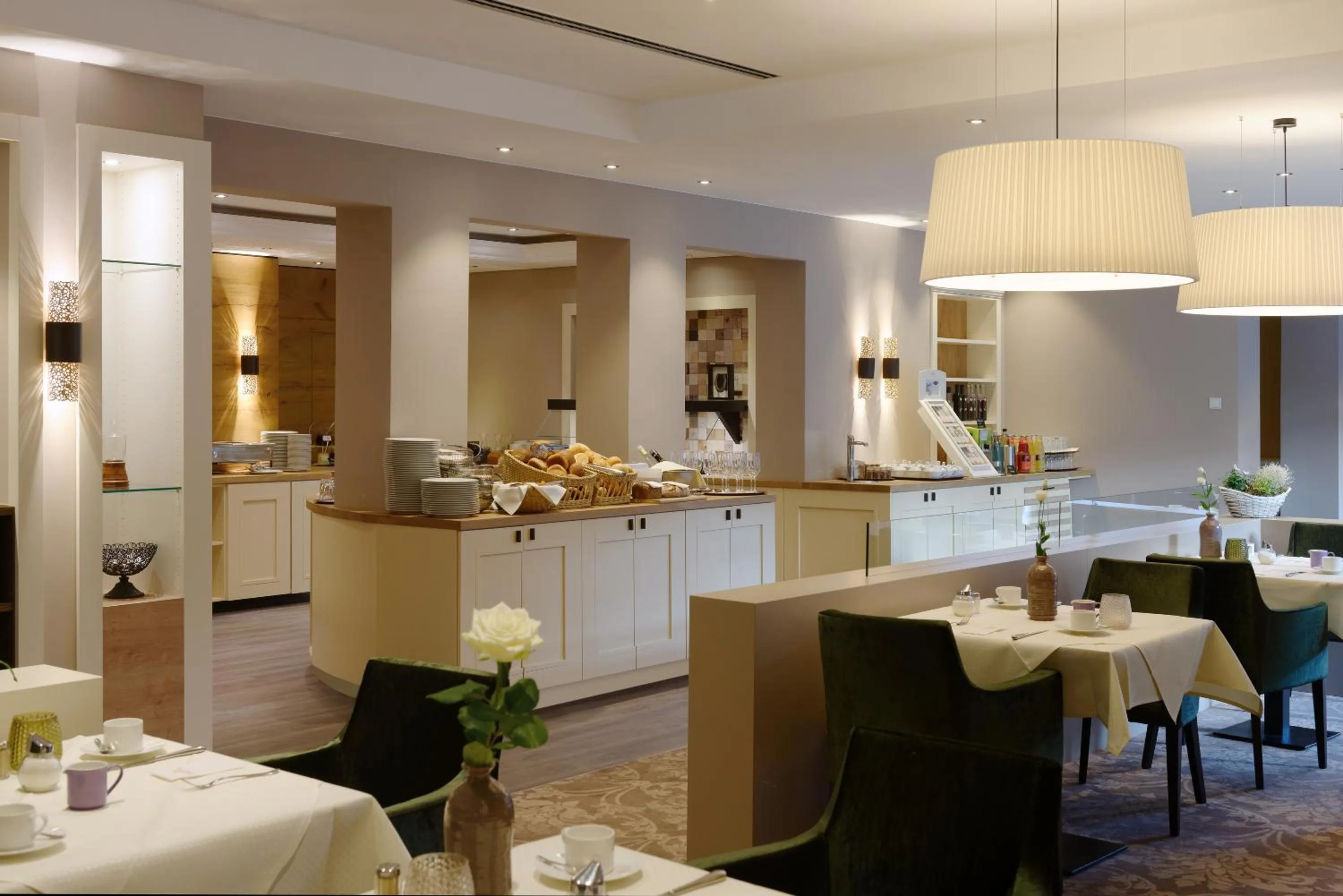 Continental breakfast in Hotel Sellhorn, Ringhotel Hanstedt