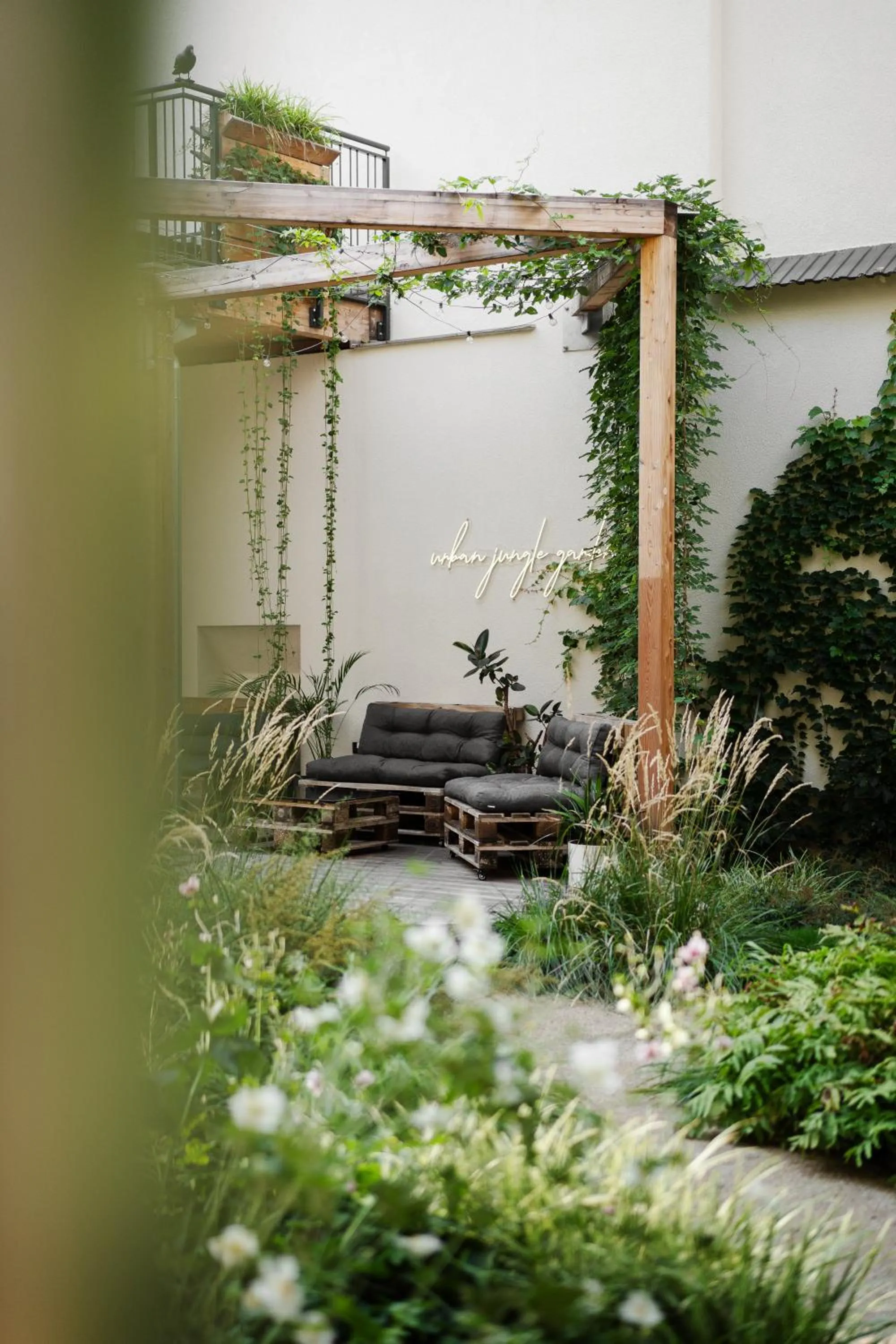 Patio in Urban Jungle Apartments
