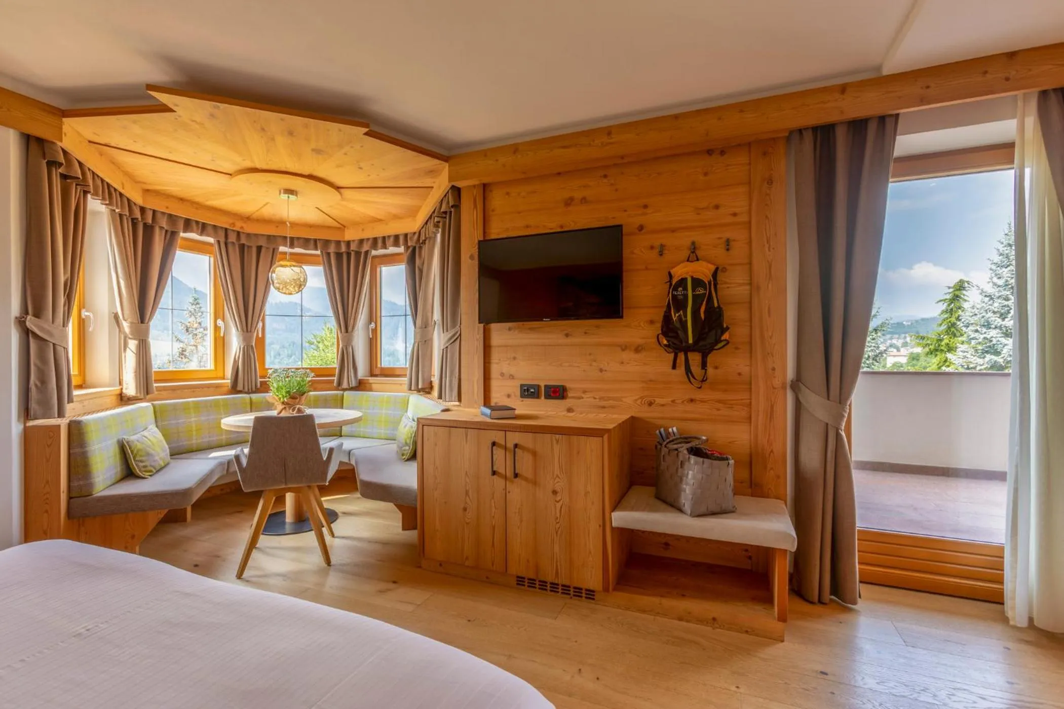 Bed in Hotel Lagorai Resort & Spa