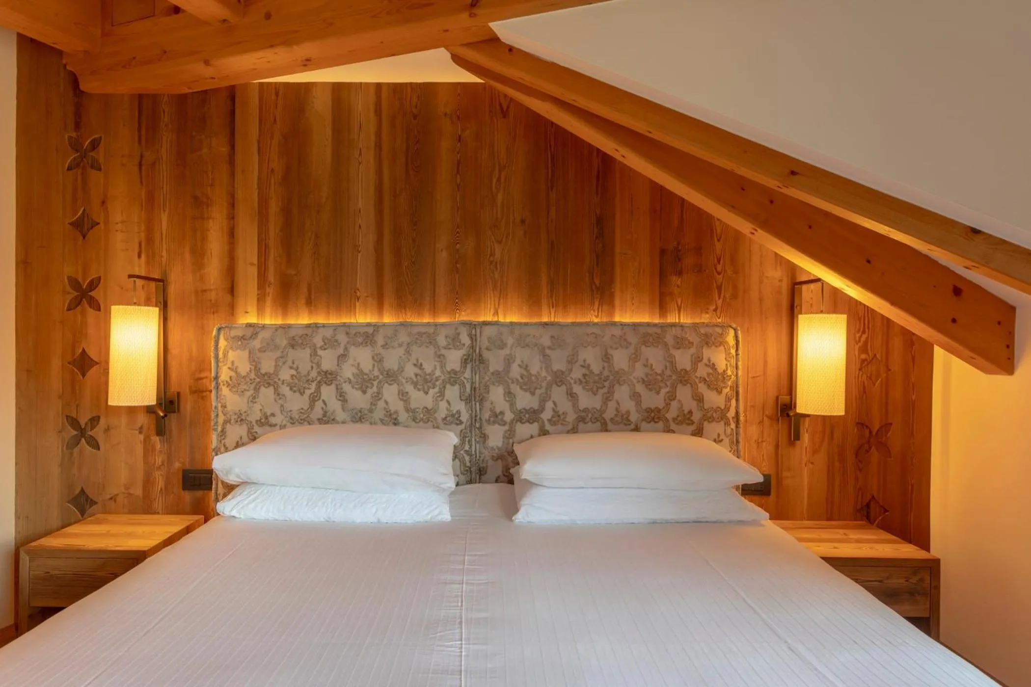 Bed in Hotel Lagorai Resort & Spa