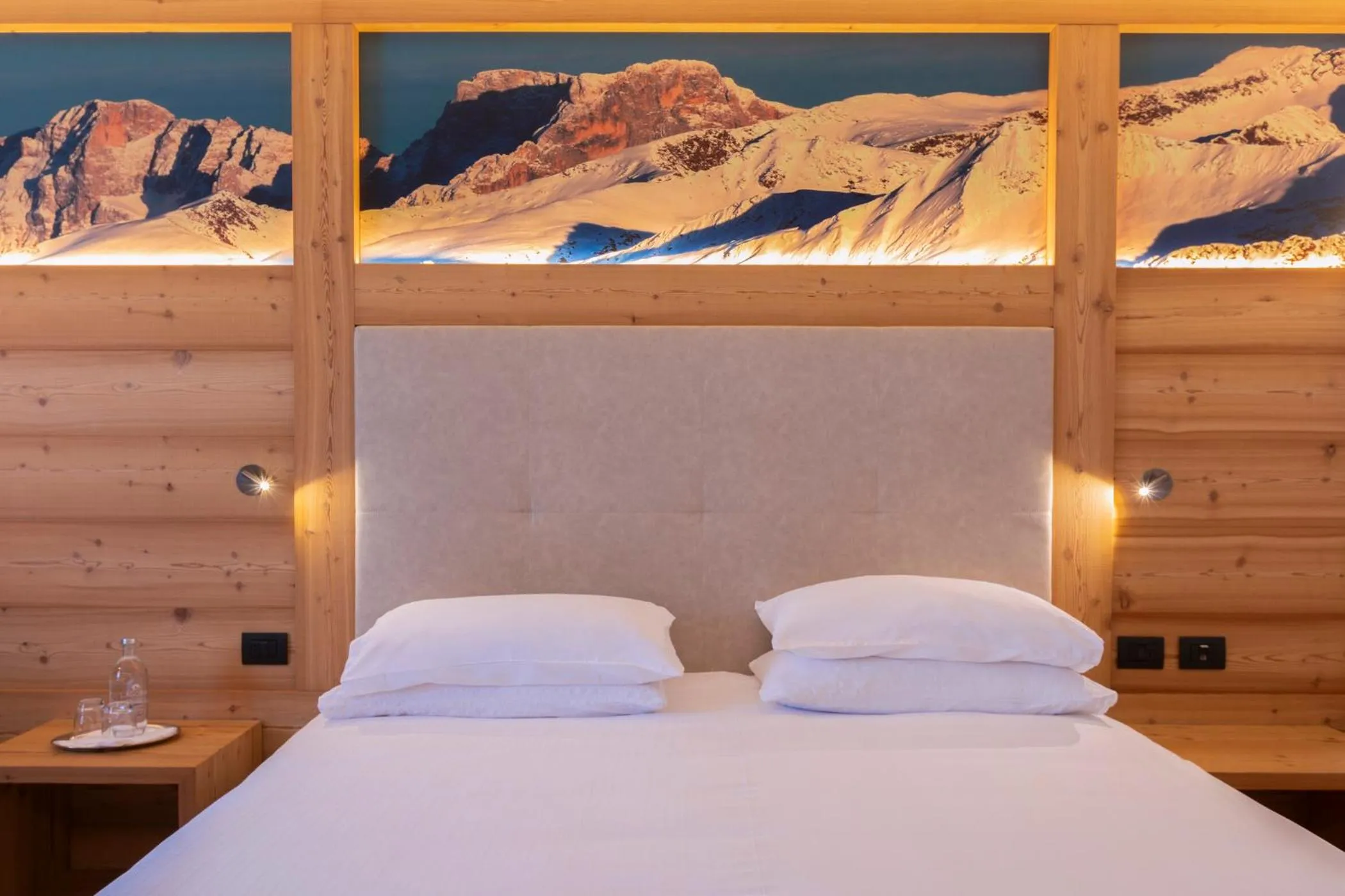 Bed in Hotel Lagorai Resort & Spa