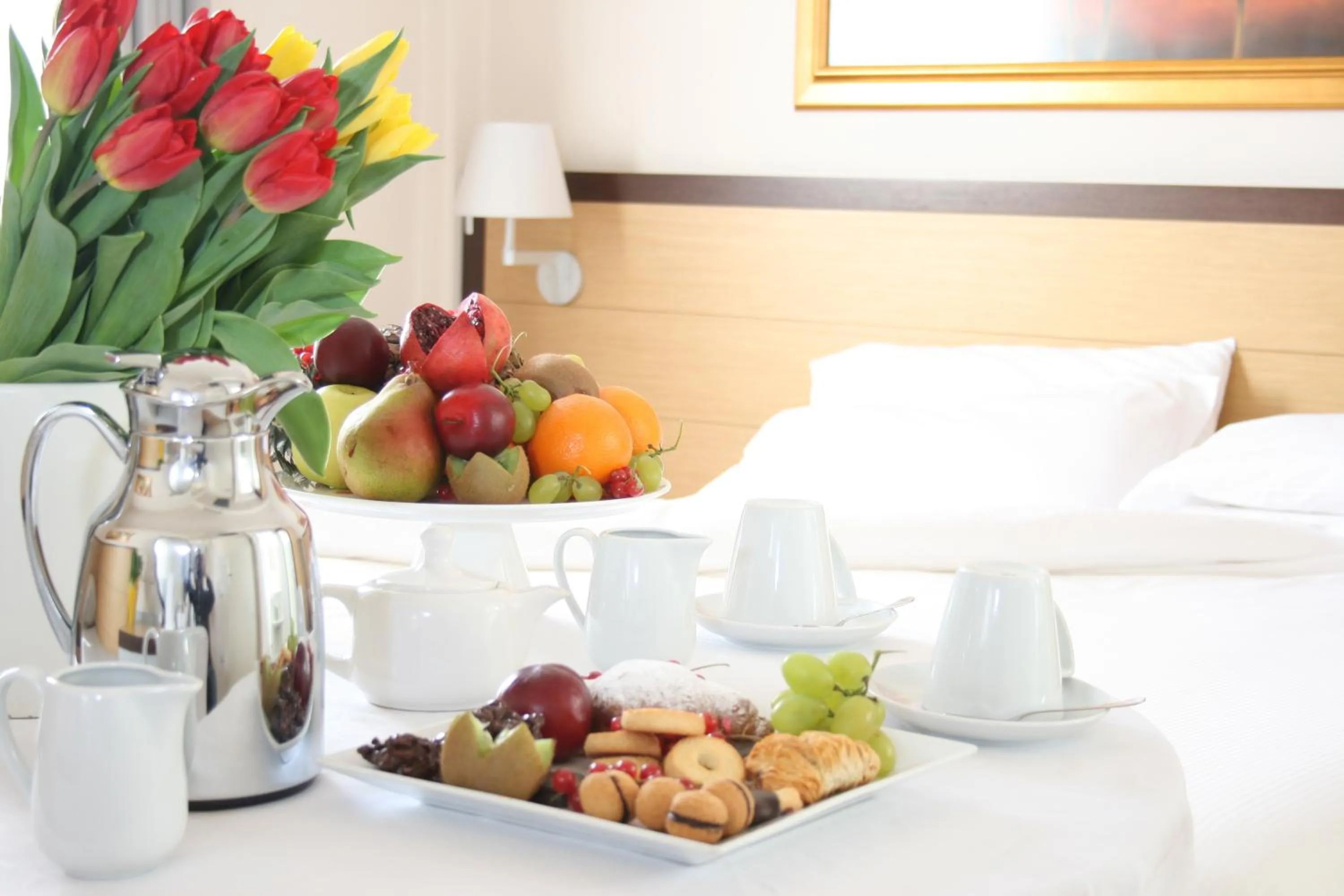 Decorative detail, Bed in Hotel San Martino