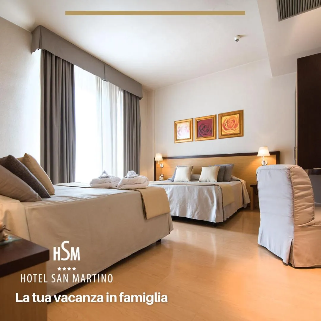 Bed in Hotel San Martino
