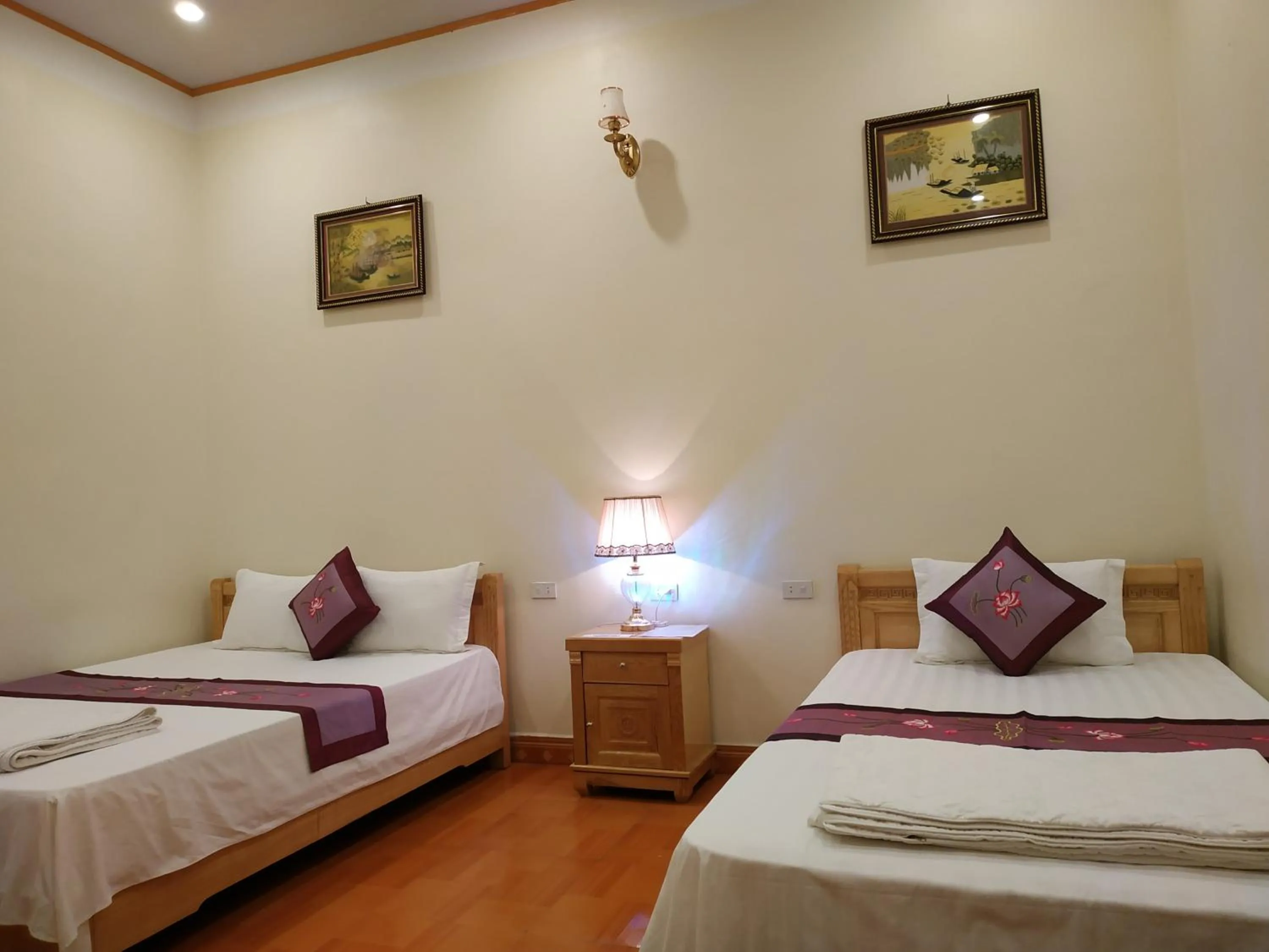 Bed in Tam Coc Smile Homestay